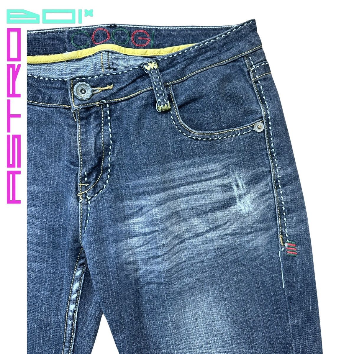 Coogi VINTAGE COOGI RASTA STRAIGHT LEG JEANS Size 30" / US 8 / IT 44 - 4 Thumbnail