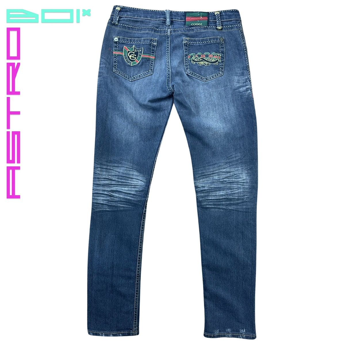 Coogi VINTAGE COOGI RASTA STRAIGHT LEG JEANS Size 30" / US 8 / IT 44 - 6 Thumbnail