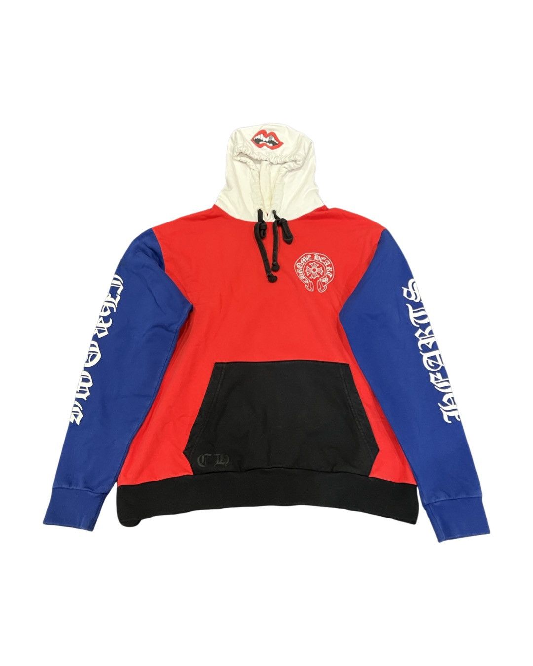image of Chrome Hearts Matty Boy Chomper Horseshoe Hoodie in Red, Men's (Size Large)