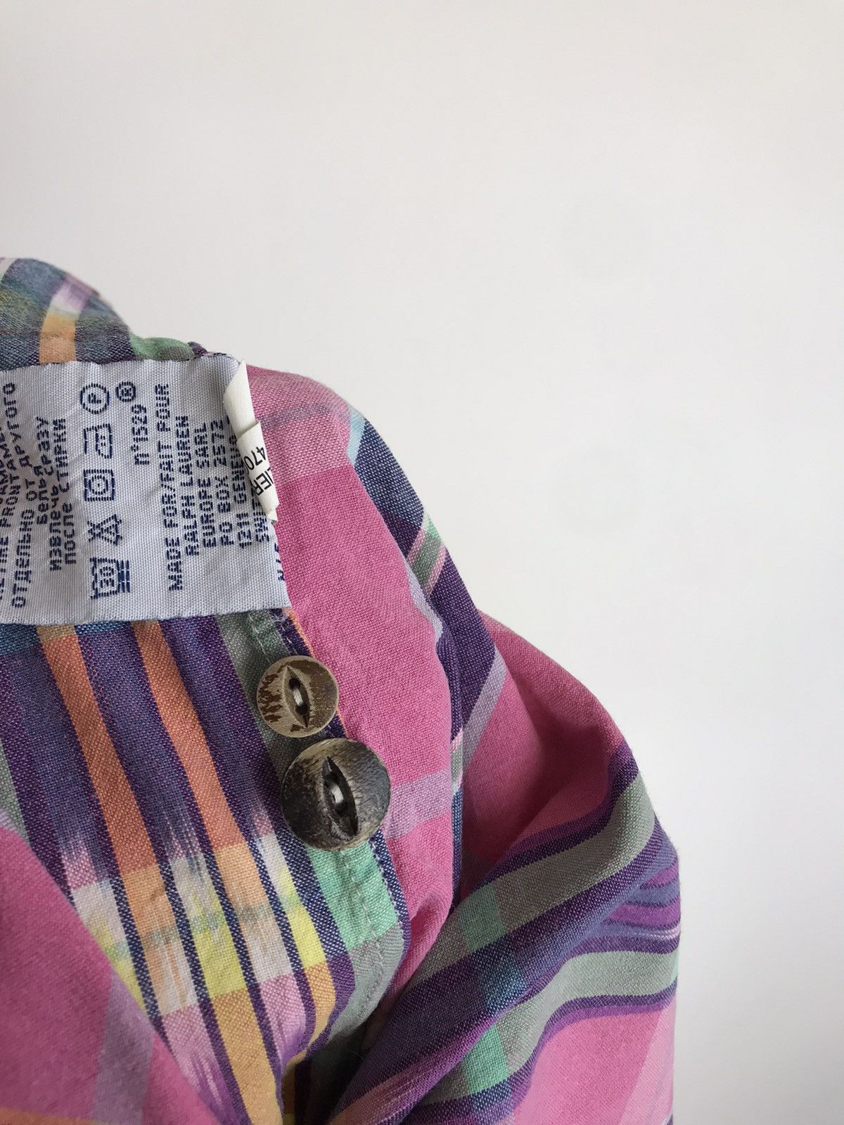 Vintage Vintage Polo Ralph Lauren Pink Short Sleeve Shirt Size US M / EU 48-50 / 2 - 4 Thumbnail