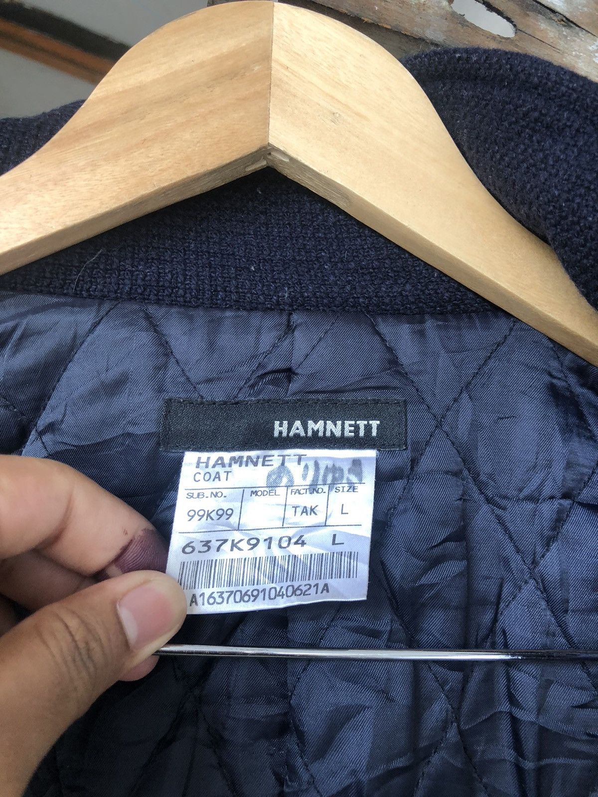 Katharine Hamnett London Vintage Katharine Hamnett London Duffle Coat Wt Hoodie Size US L / EU 52-54 / 3 - 17 Thumbnail