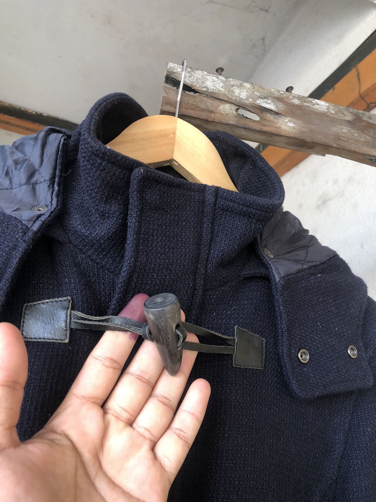 Katharine Hamnett London Vintage Katharine Hamnett London Duffle Coat Wt Hoodie Size US L / EU 52-54 / 3 - 8 Thumbnail