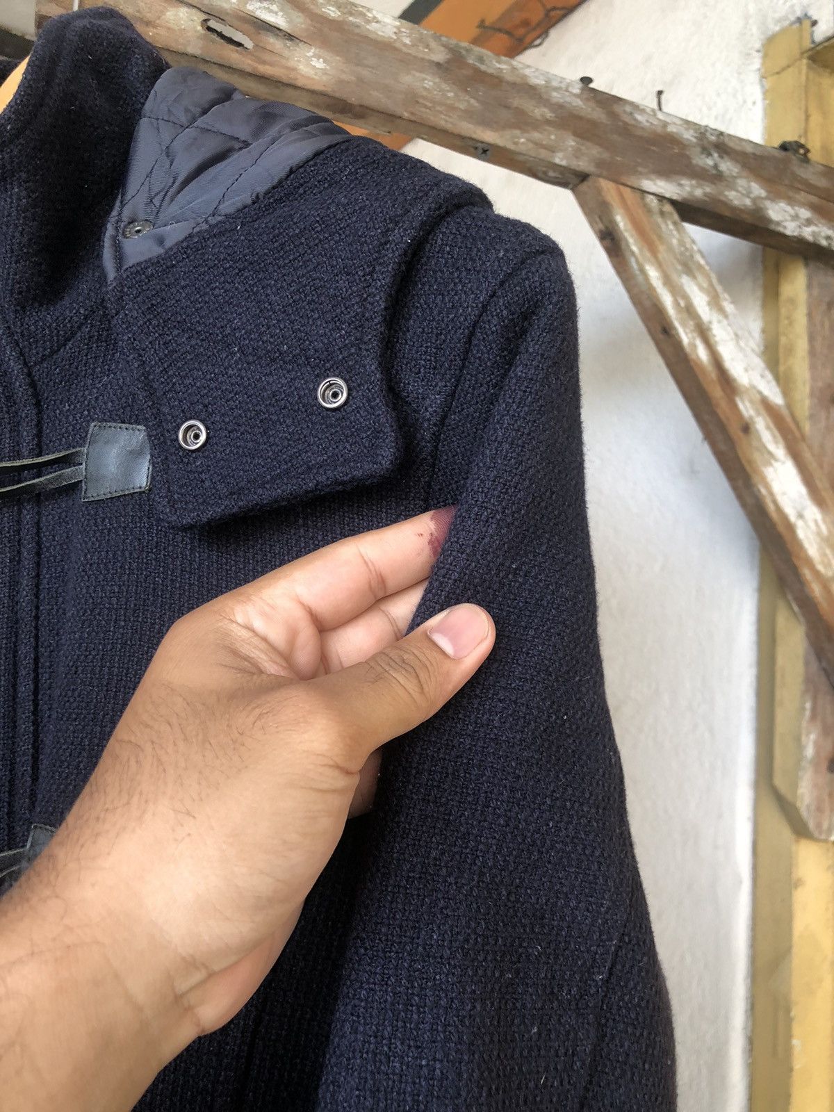 Katharine Hamnett London Vintage Katharine Hamnett London Duffle Coat Wt Hoodie Size US L / EU 52-54 / 3 - 12 Thumbnail
