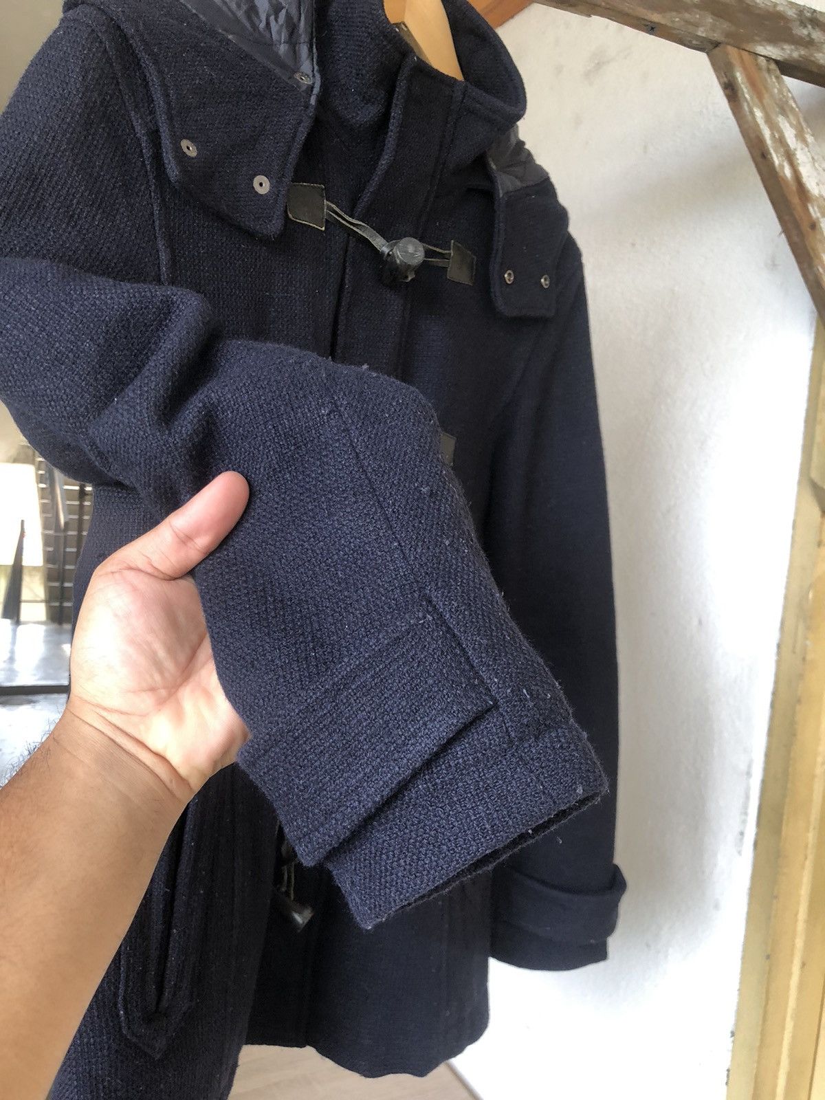 Katharine Hamnett London Vintage Katharine Hamnett London Duffle Coat Wt Hoodie Size US L / EU 52-54 / 3 - 14 Thumbnail