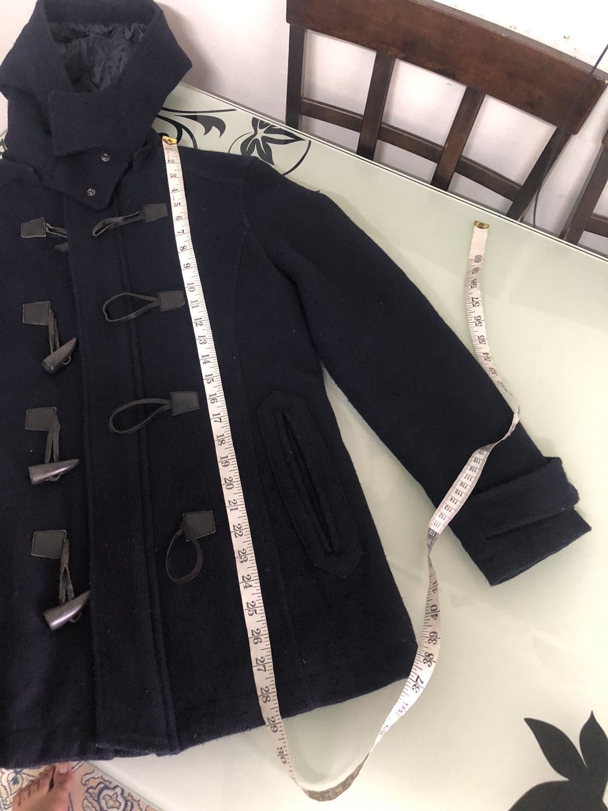 Katharine Hamnett London Vintage Katharine Hamnett London Duffle Coat Wt Hoodie Size US L / EU 52-54 / 3 - 24 Thumbnail