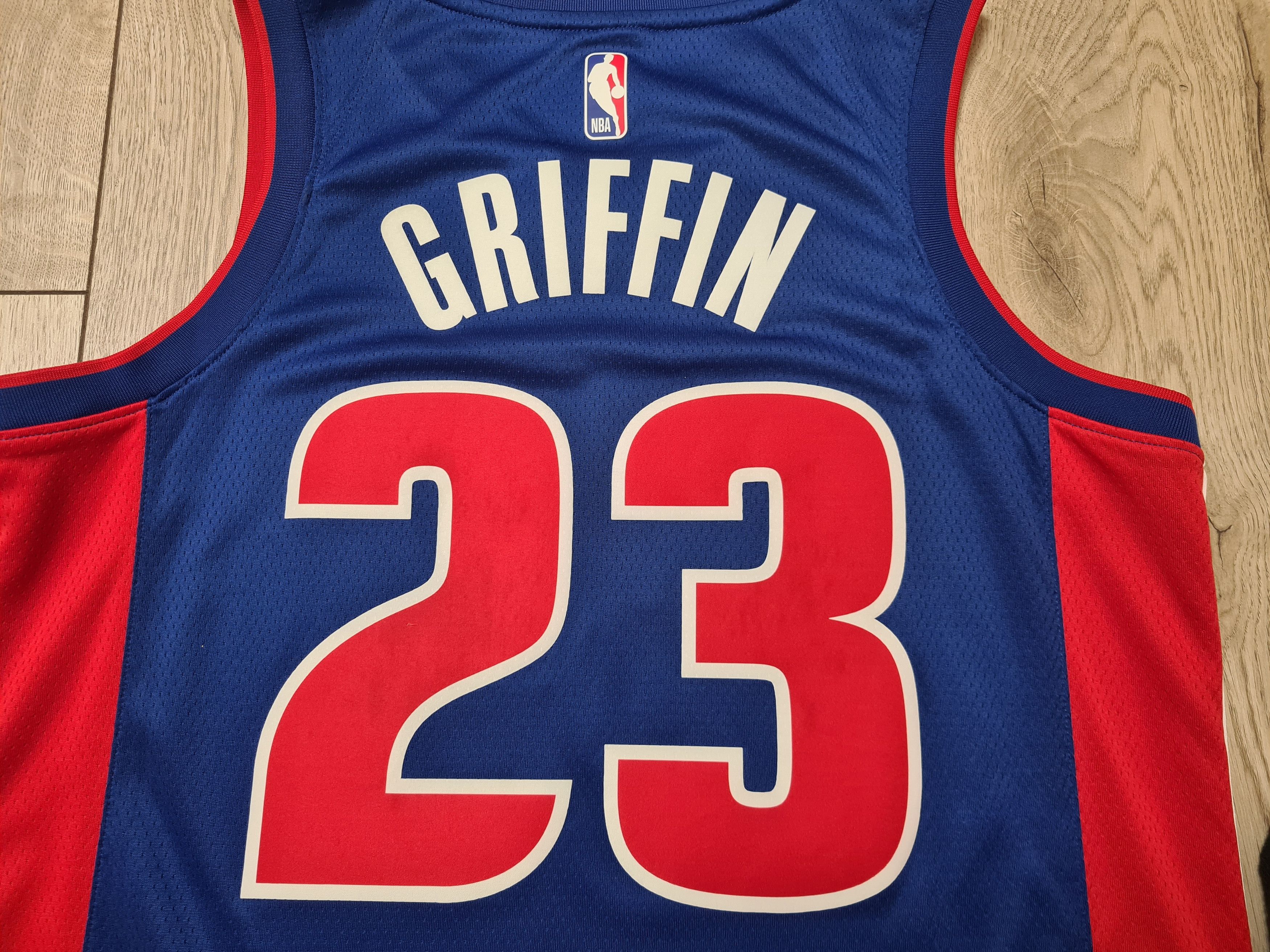 NBA DETROIT PISTONS JERSEY GRIFFIN #23 BASKETBALL SHIRT JERSEY Size US M / EU 48-50 / 2 - 5 Thumbnail