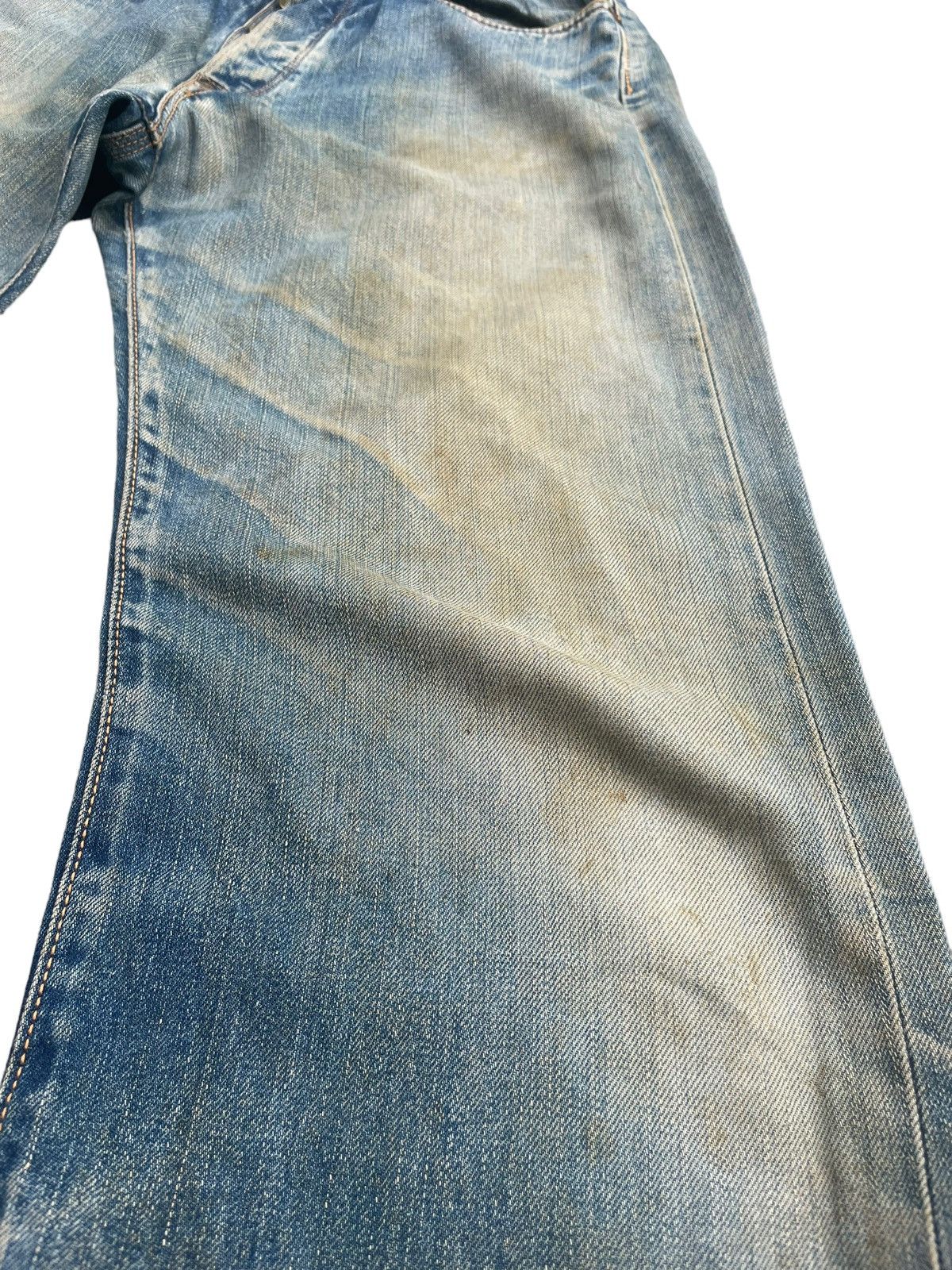 Lee × Vintage Vintage Lee Cowboy 101 Selvedge Distresed & Rework Size US 31 - 3 Thumbnail
