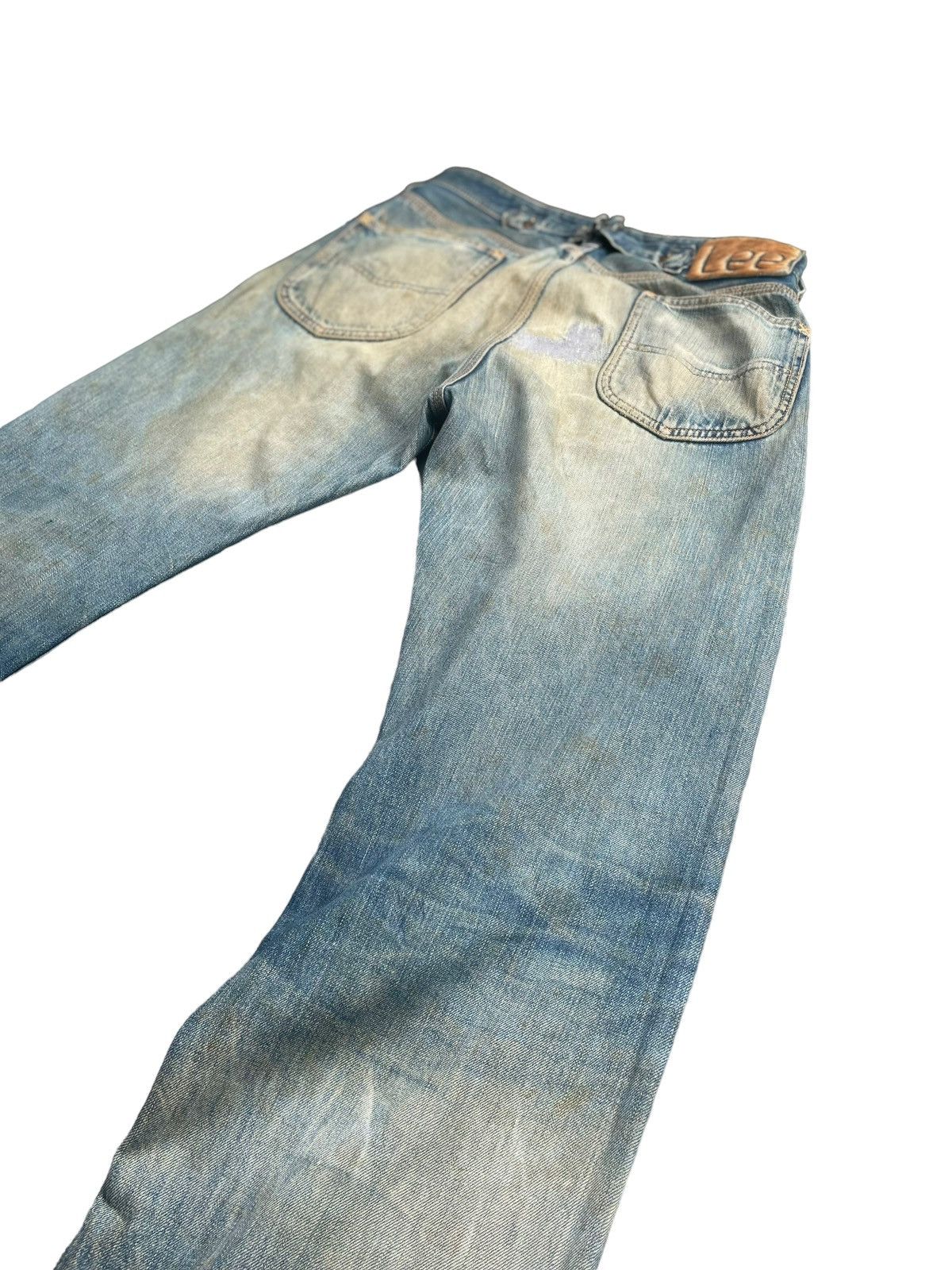 Lee × Vintage Vintage Lee Cowboy 101 Selvedge Distresed & Rework Size US 31 - 6 Thumbnail
