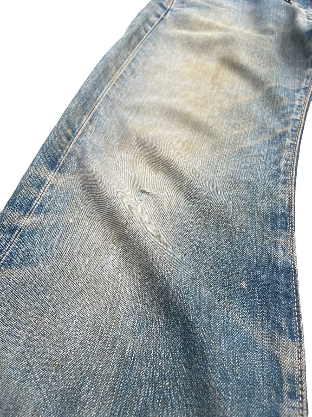 Lee × Vintage Vintage Lee Cowboy 101 Selvedge Distresed & Rework Size US 31 - 4 Thumbnail