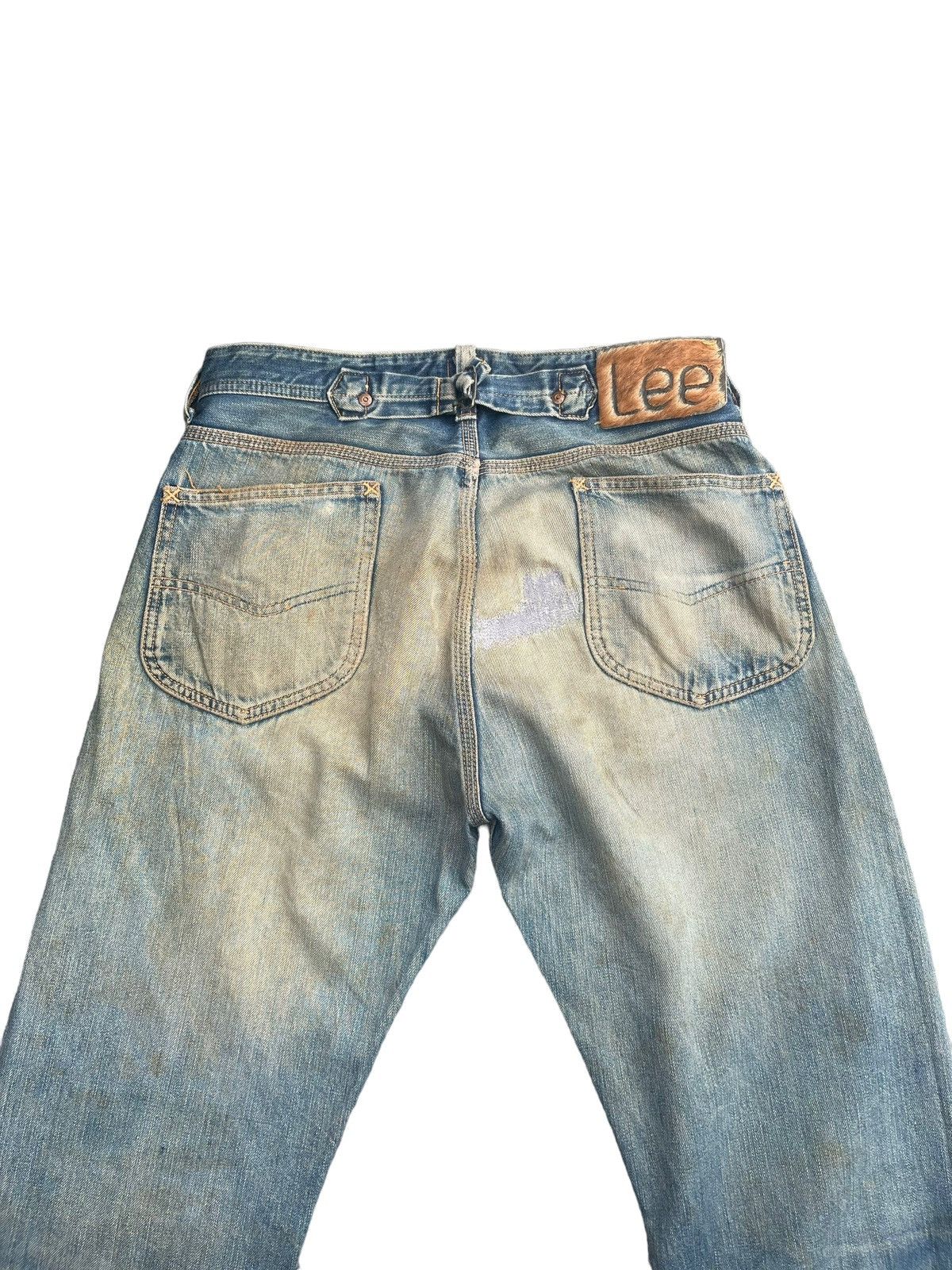 Lee × Vintage Vintage Lee Cowboy 101 Selvedge Distresed & Rework Size US 31 - 7 Thumbnail