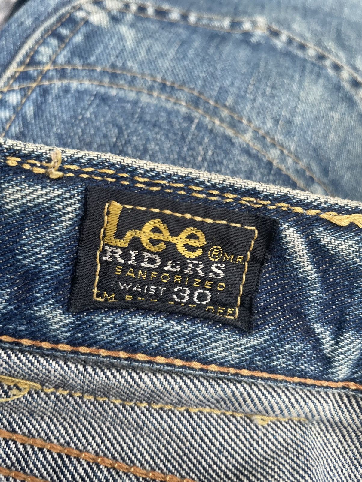 Lee Vintage Lee Riders 505 Selvedge Distresed & Rework Size US 31 - 19 Thumbnail