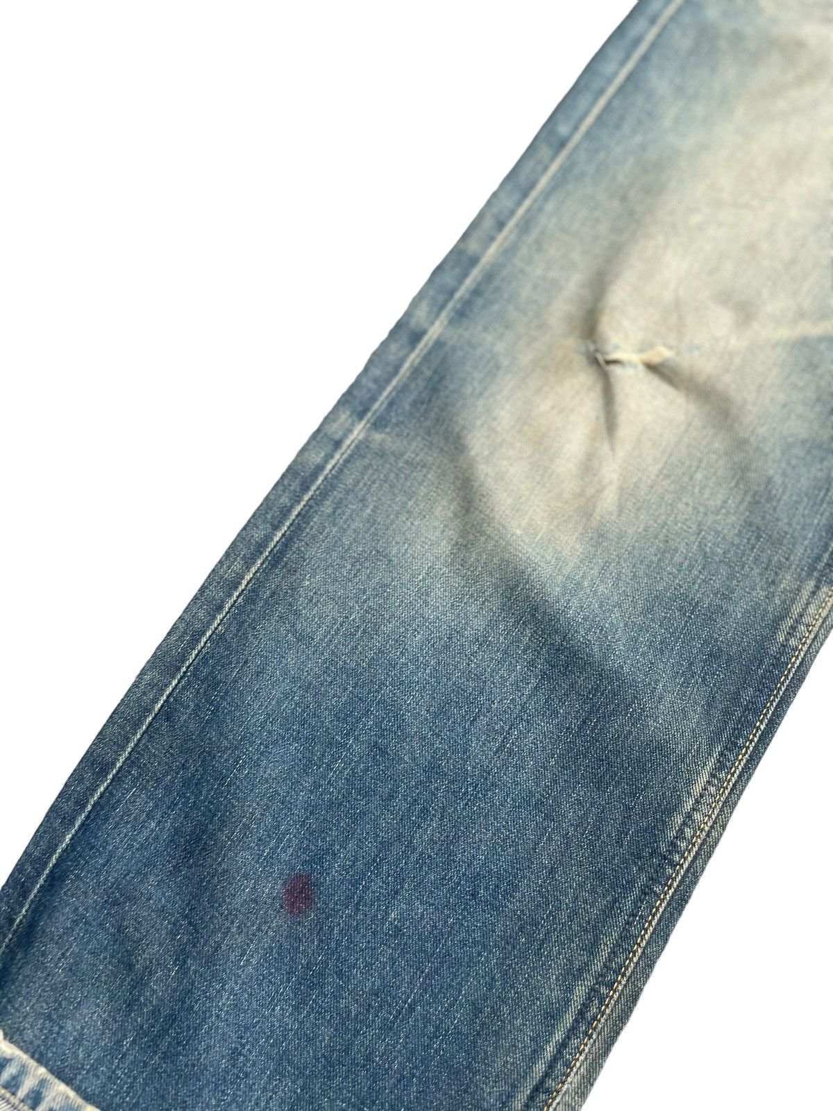 Lee Vintage Lee Riders 505 Selvedge Distresed & Rework Size US 31 - 5 Thumbnail