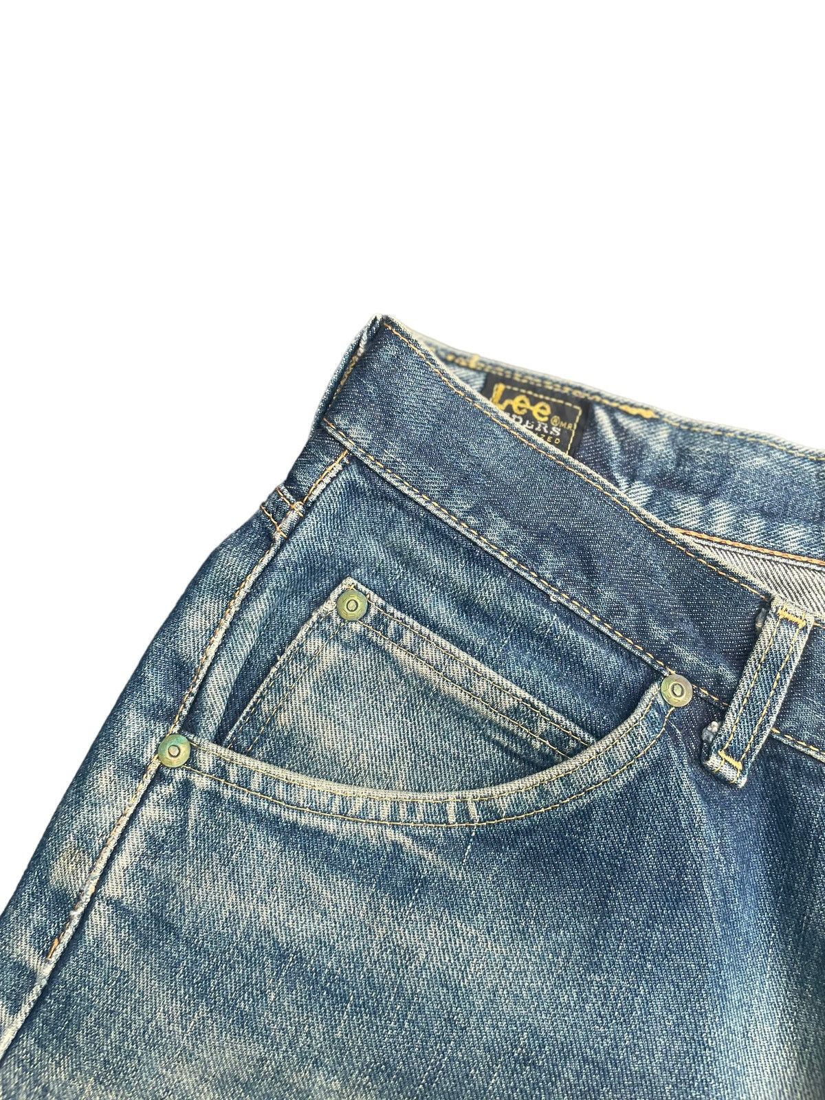 Lee Vintage Lee Riders 505 Selvedge Distresed & Rework Size US 31 - 9 Thumbnail