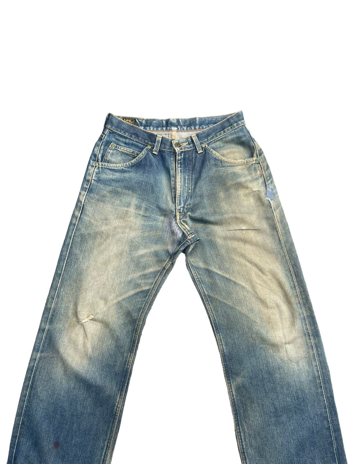 Lee Vintage Lee Riders 505 Selvedge Distresed & Rework Size US 31 - 4 Thumbnail