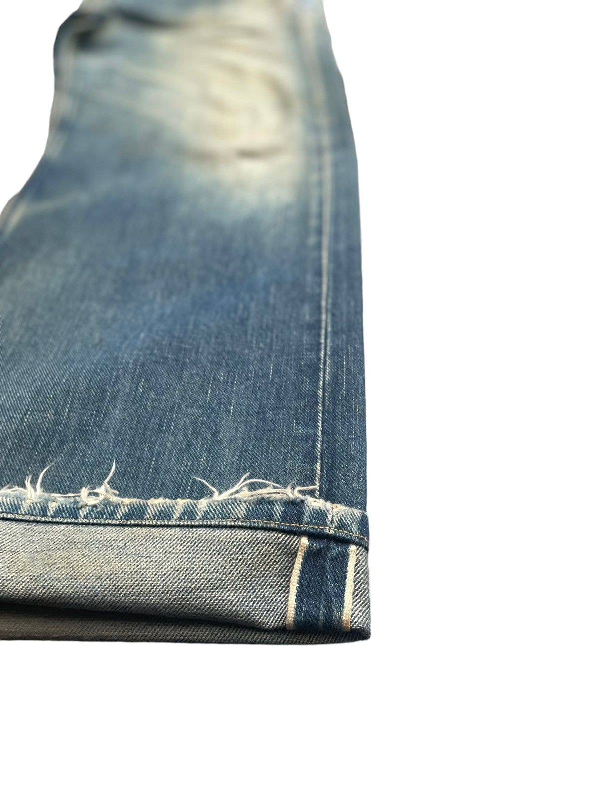 Lee Vintage Lee Riders 505 Selvedge Distresed & Rework Size US 31 - 3 Thumbnail