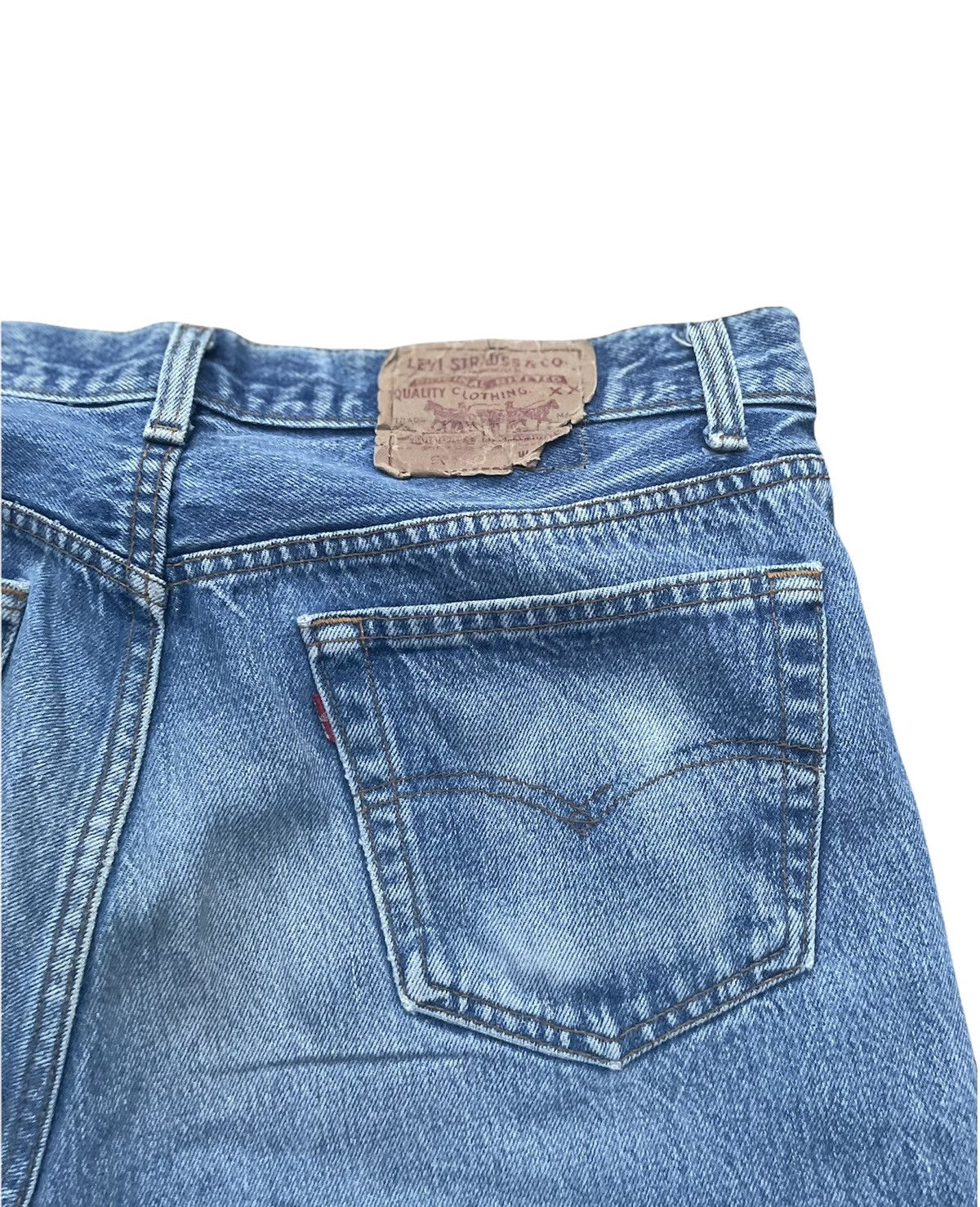 Levi's Vintage Levi’s 501 1989 Usa Aging Faded Wash Size US 34 / EU 50 - 8 Thumbnail
