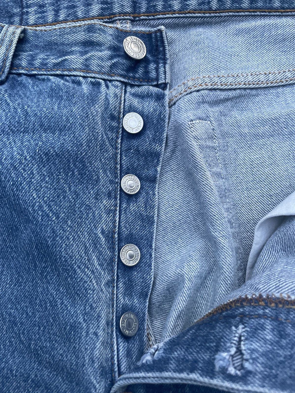 Levi's Vintage Levi’s 501 1989 Usa Aging Faded Wash Size US 34 / EU 50 - 17 Thumbnail