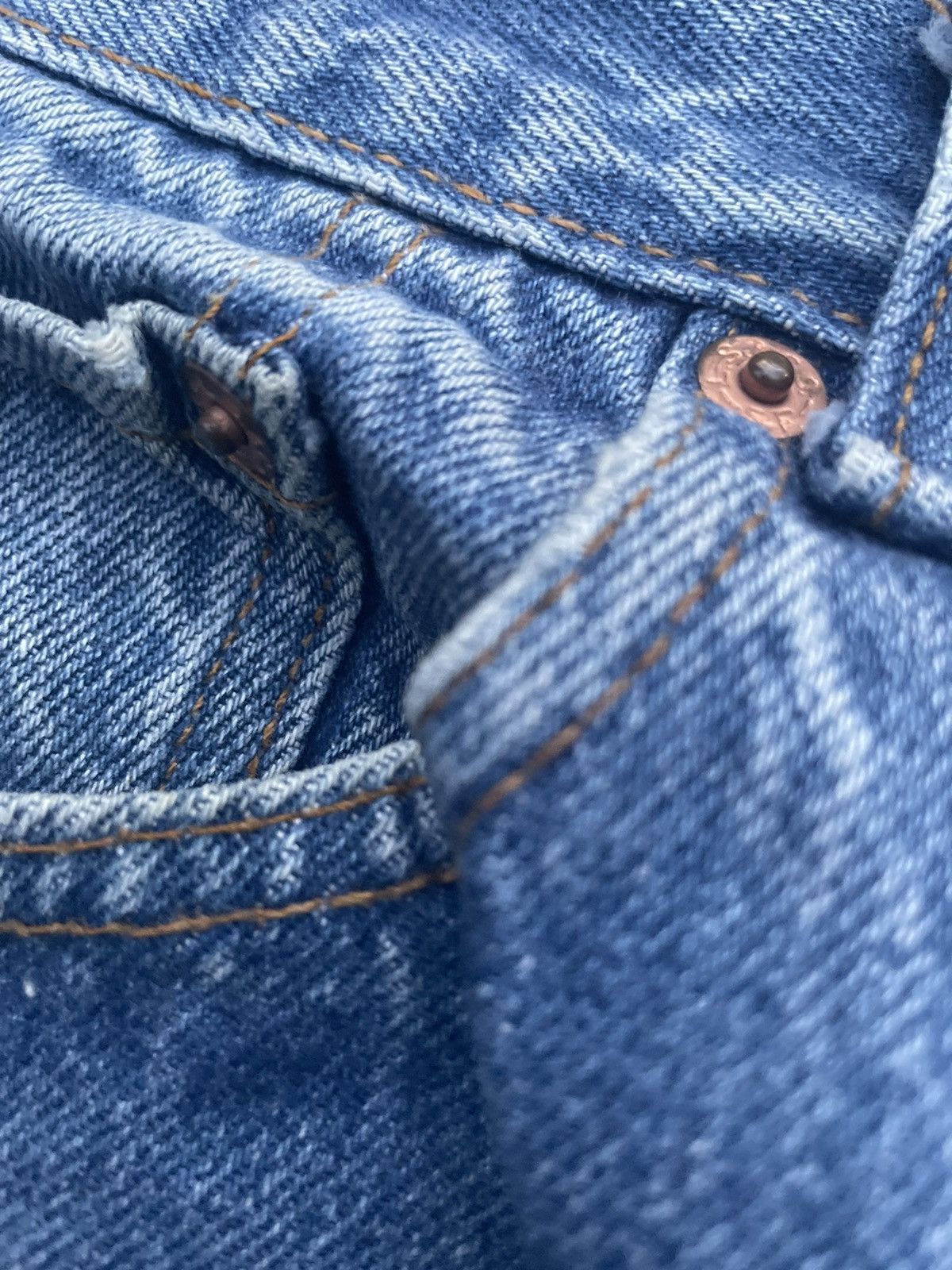Levi's Vintage Levi’s 501 1989 Usa Aging Faded Wash Size US 34 / EU 50 - 15 Thumbnail