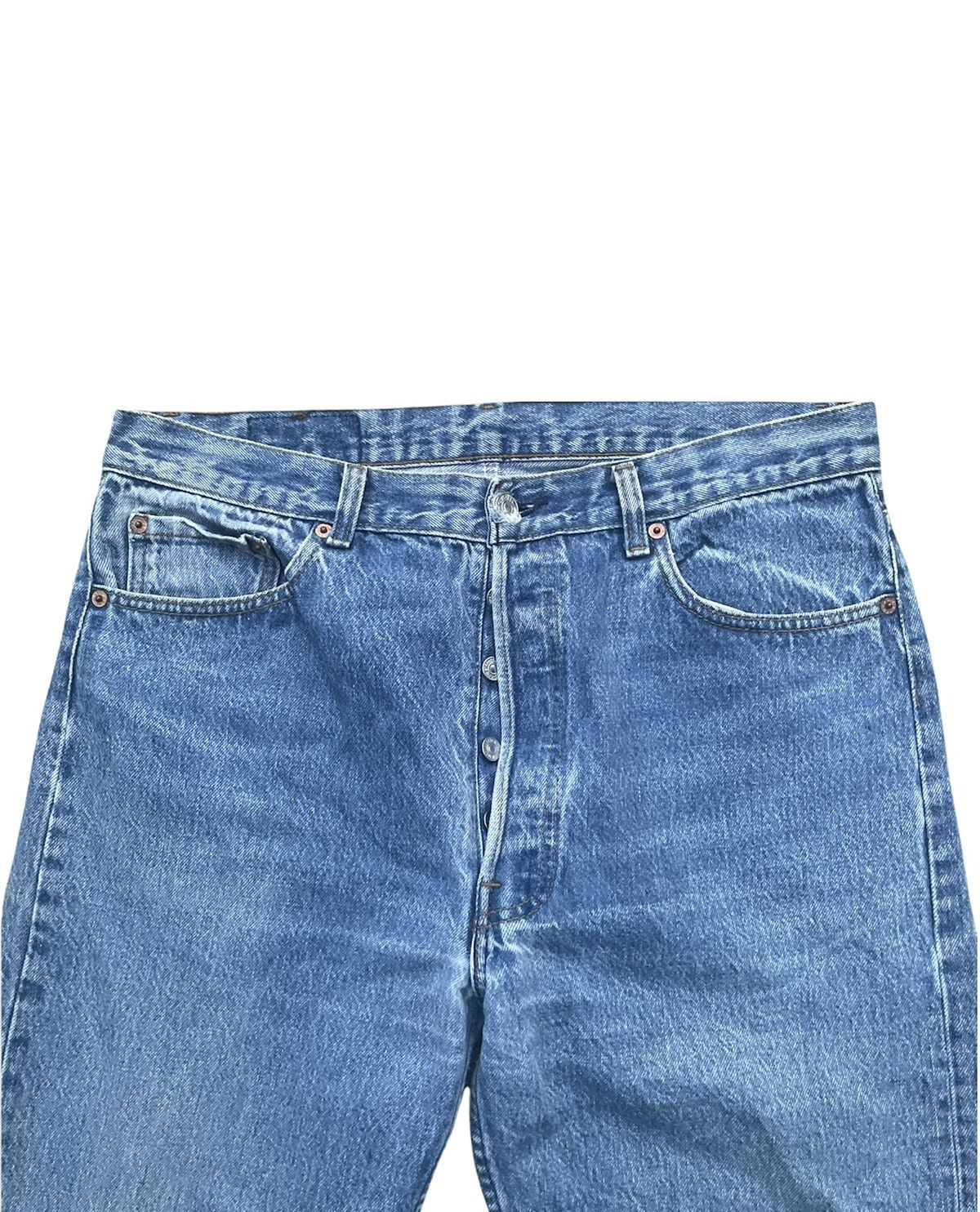 Levi's Vintage Levi’s 501 1989 Usa Aging Faded Wash Size US 34 / EU 50 - 4 Thumbnail