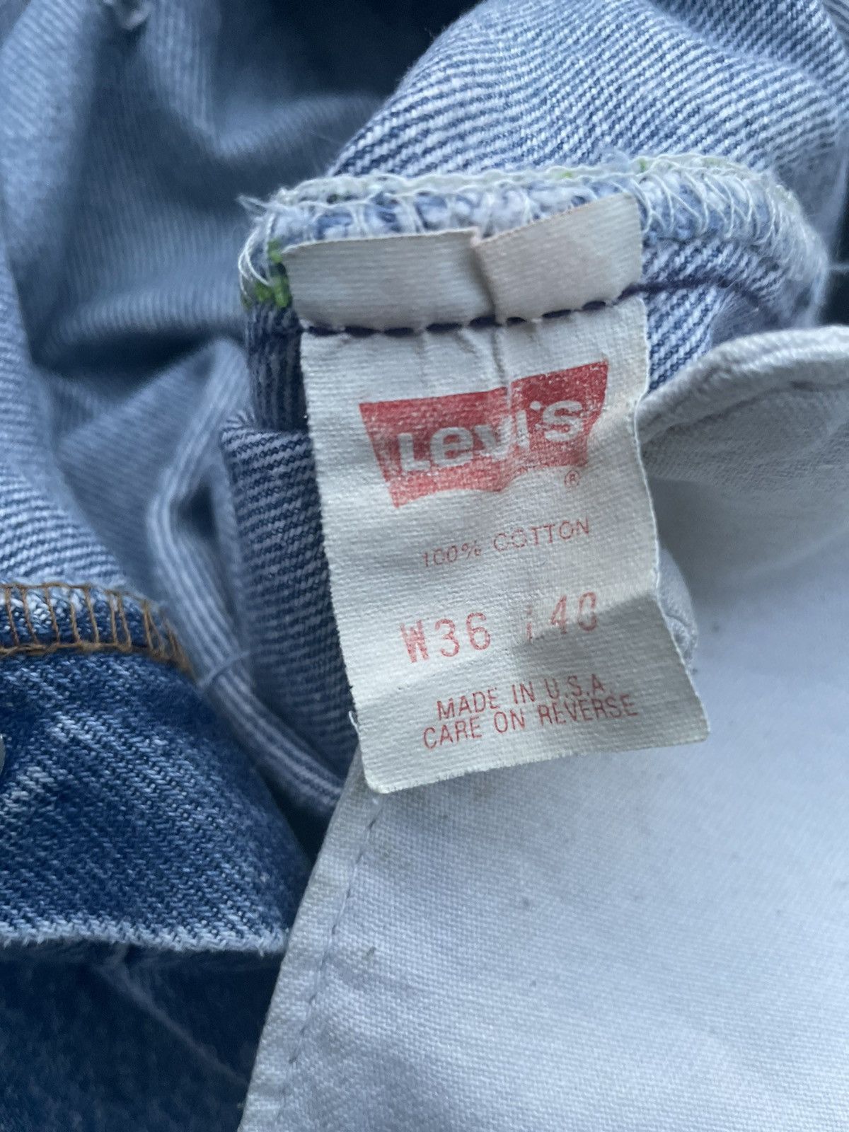 Levi's Vintage Levi’s 501 1989 Usa Aging Faded Wash Size US 34 / EU 50 - 12 Thumbnail