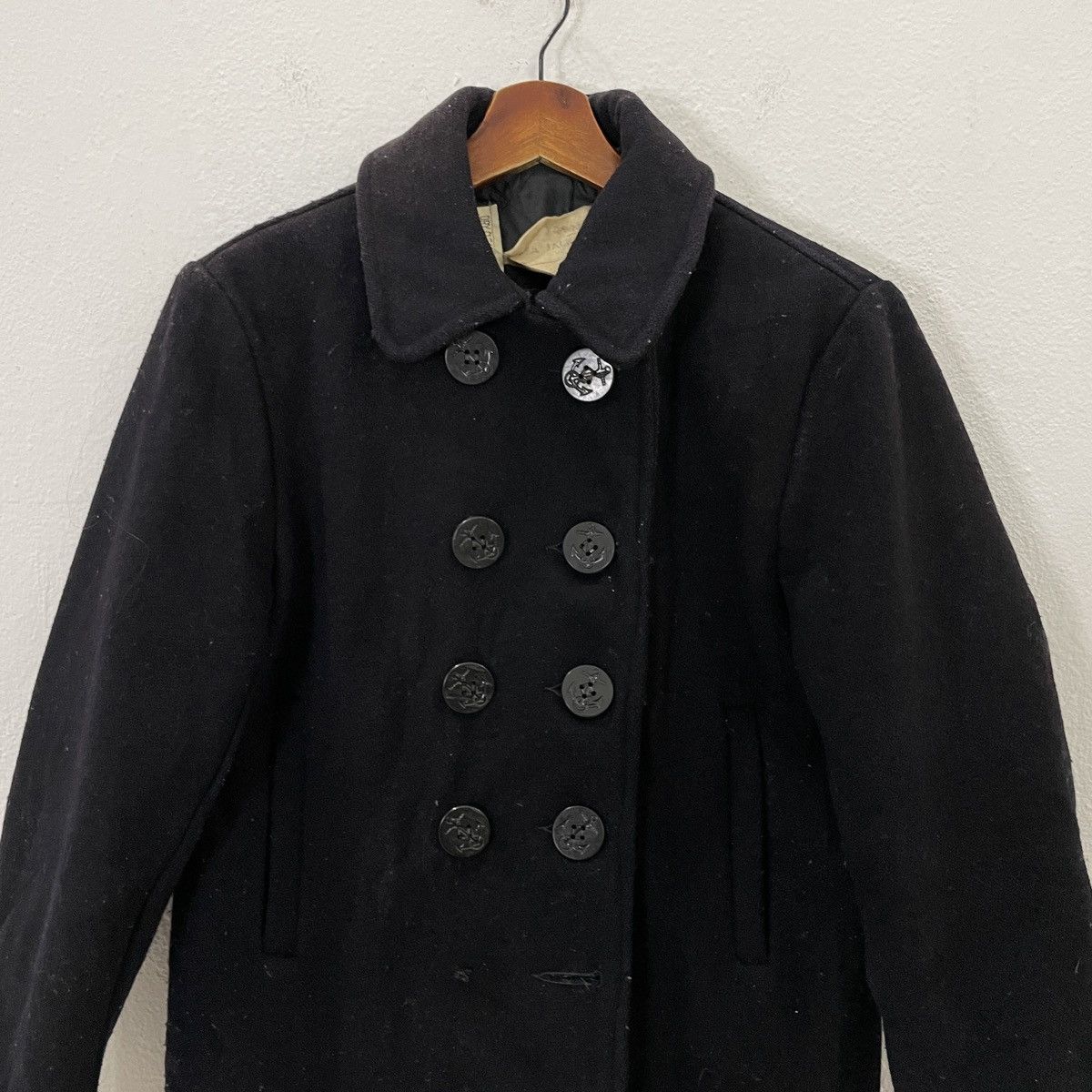 Schott Vintage U.S 740N Schott Pea Coat Jacket Size L / US 10 / IT 46 - 4 Thumbnail