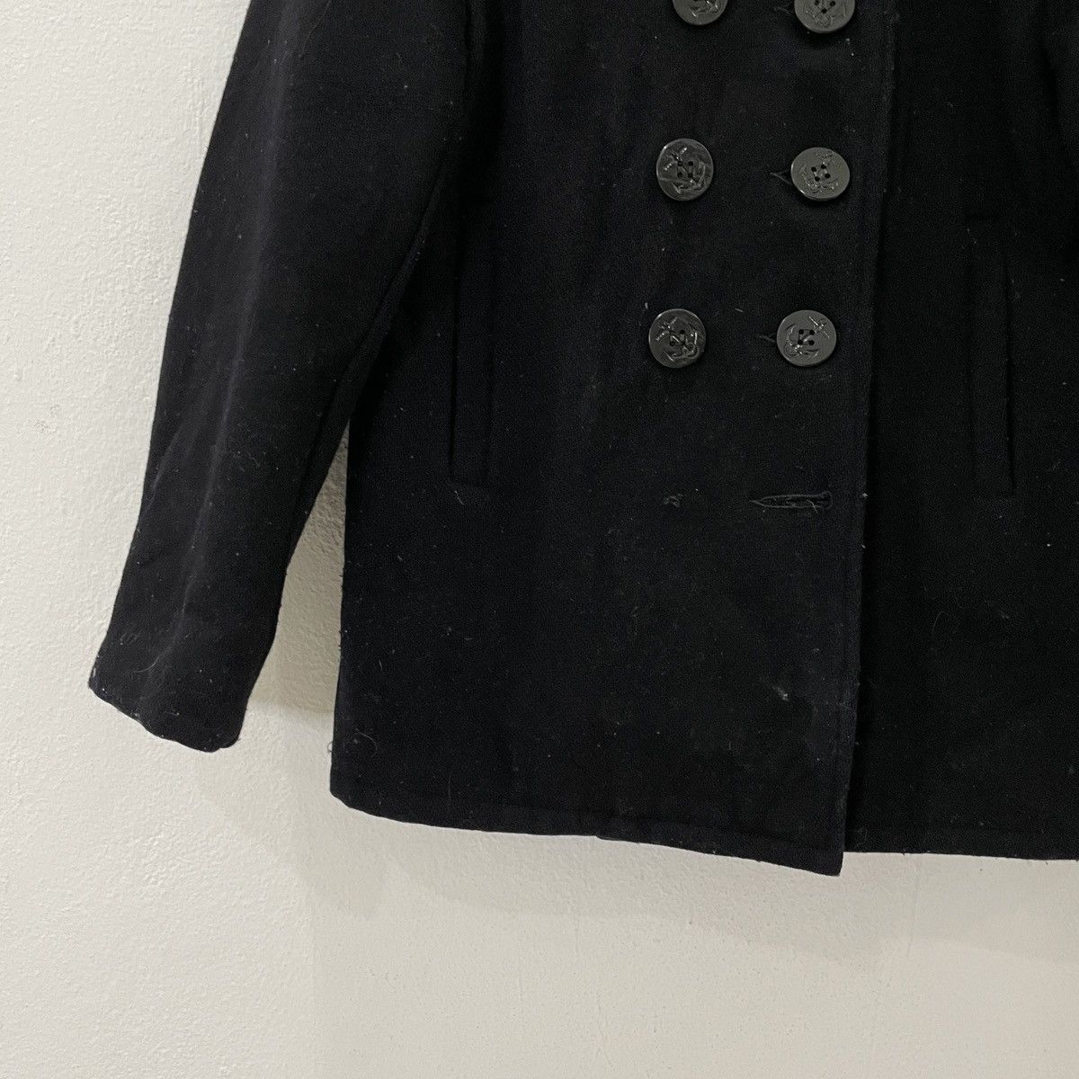 Schott Vintage U.S 740N Schott Pea Coat Jacket Size L / US 10 / IT 46 - 3 Thumbnail