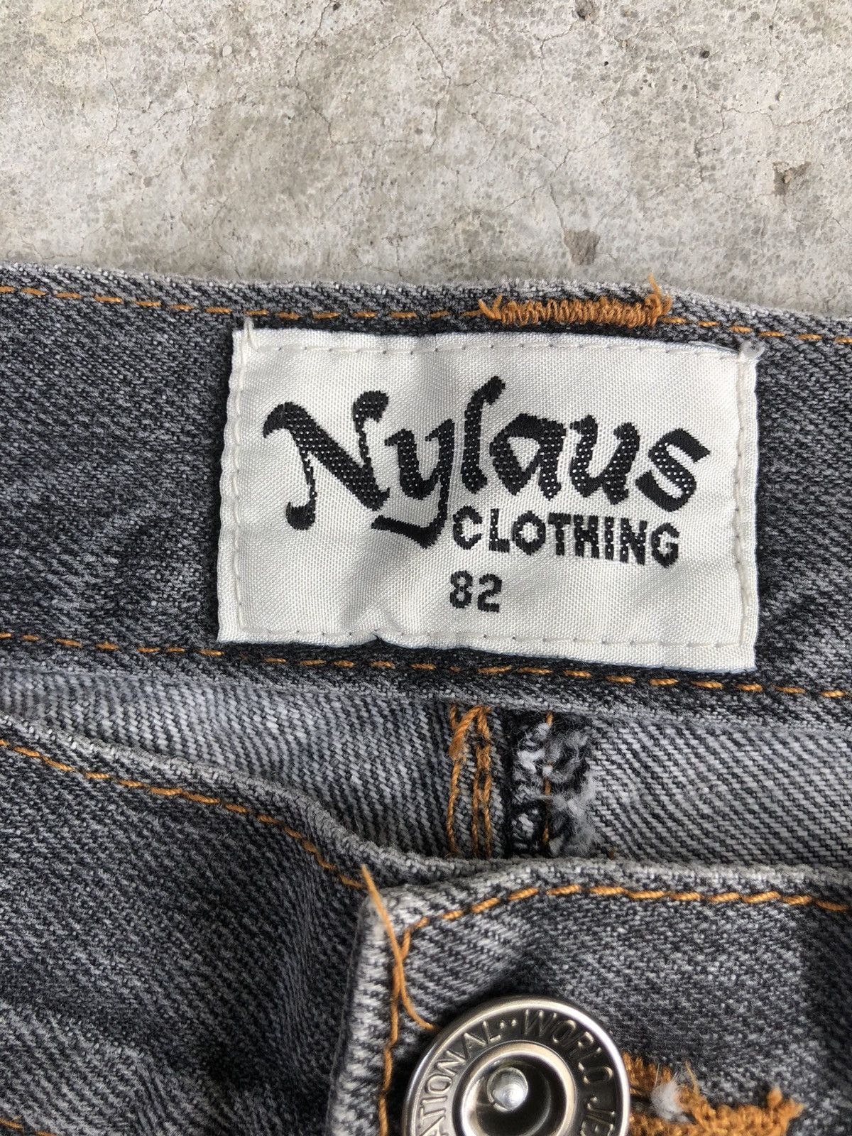 Hysteric Glamour Japanese Nylaus Double Waist Distressed Jeans Size US 31 - 15 Thumbnail