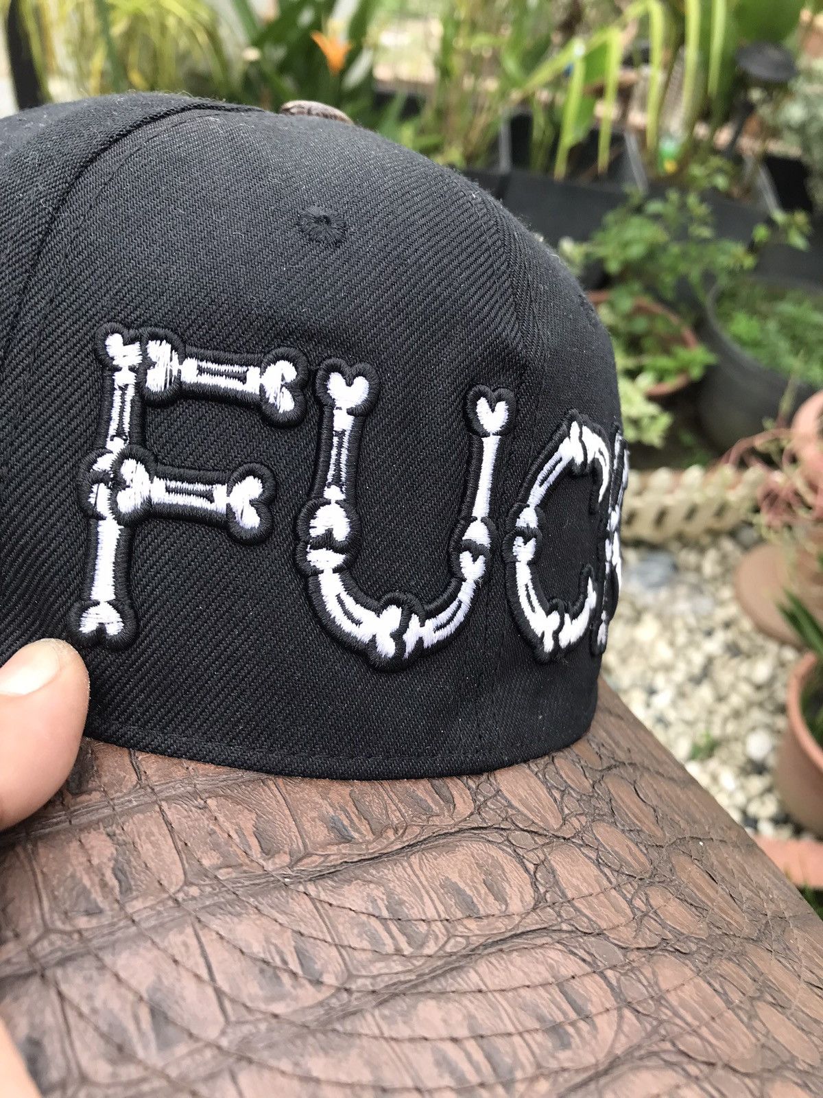 Japanese Brand ACCEPT OFFER 💥 VINTAGE FUCK BONES CAP HAT BY TEAMLIFF Size ONE SIZE - 2 Thumbnail