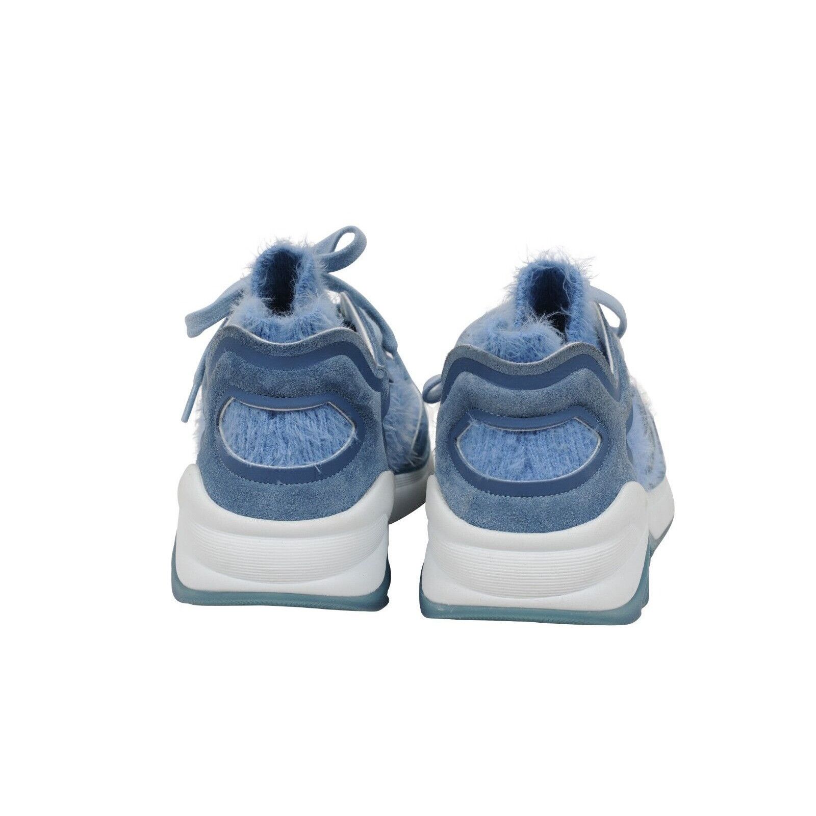 Chanel Blue Cashmere Sport Sprint Sneakers Size US 8 / IT 38 - 6 Thumbnail