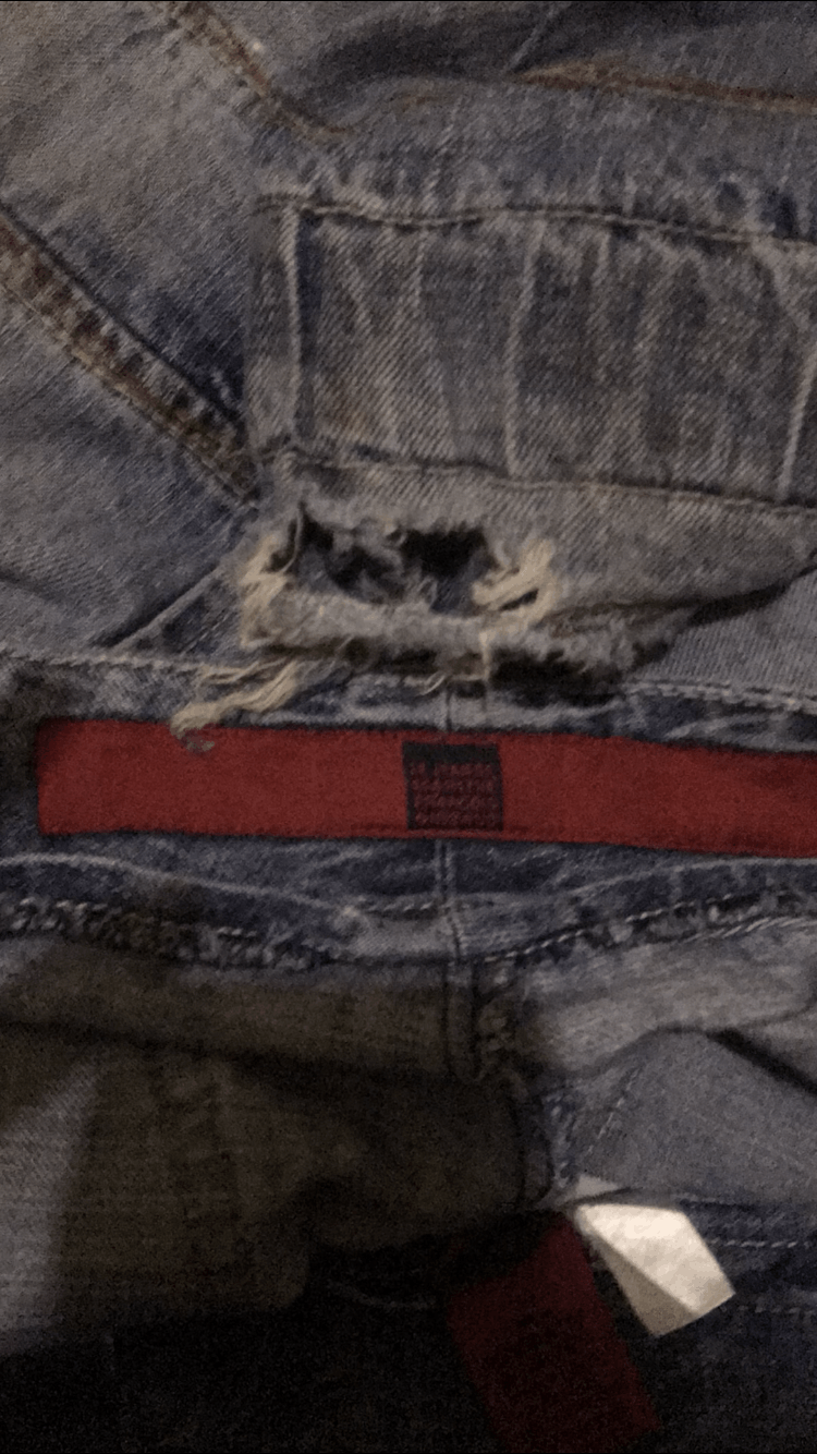Marithe + Francois Girbaud Marithe Francois Girbaud Bondage Baggy Denim Pants Size US 36 / EU 52 - 5 Thumbnail