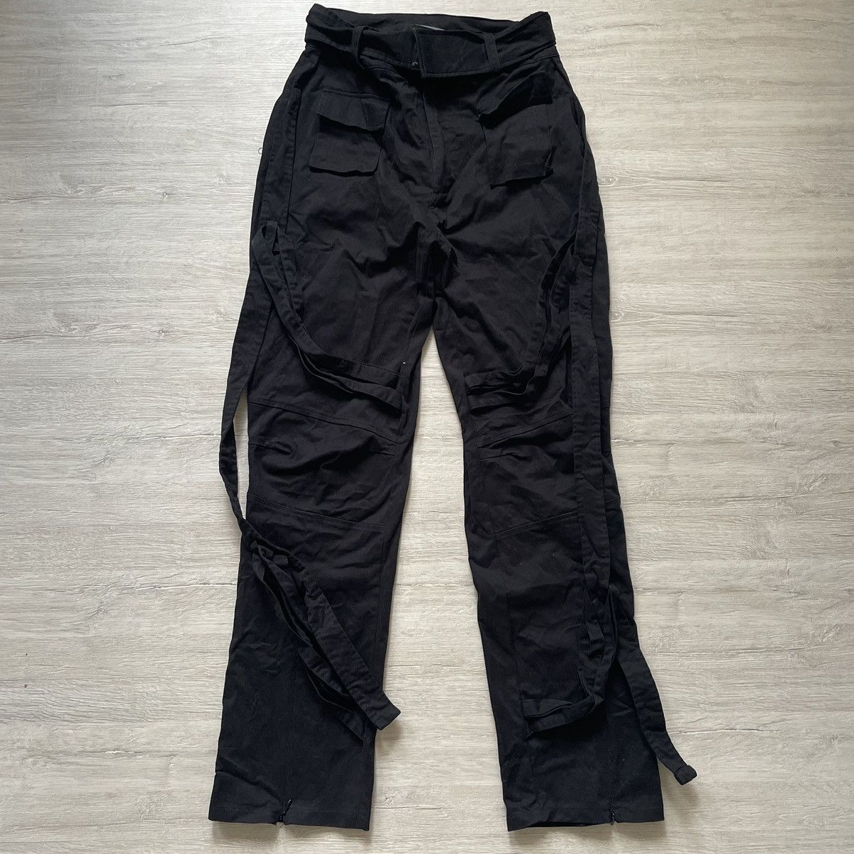 Maniere De Vior × Vintage Maniere De Voir Bondage Cargo Opium Y2K pants Size US 30 / EU 46 - 1 Thumbnail