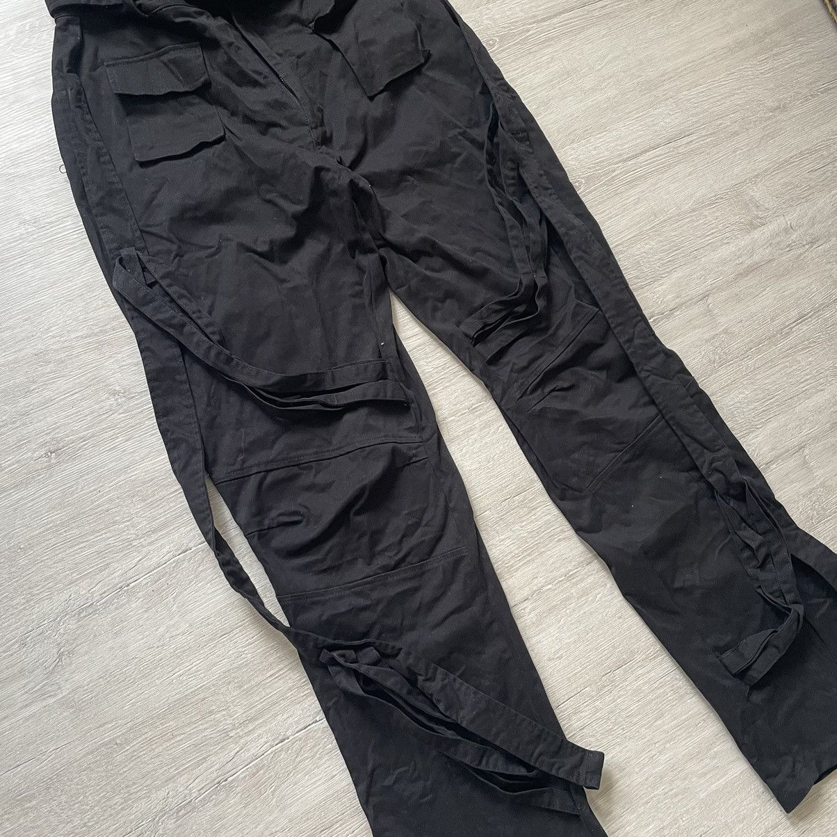 Maniere De Vior × Vintage Maniere De Voir Bondage Cargo Opium Y2K pants Size US 30 / EU 46 - 2 Thumbnail