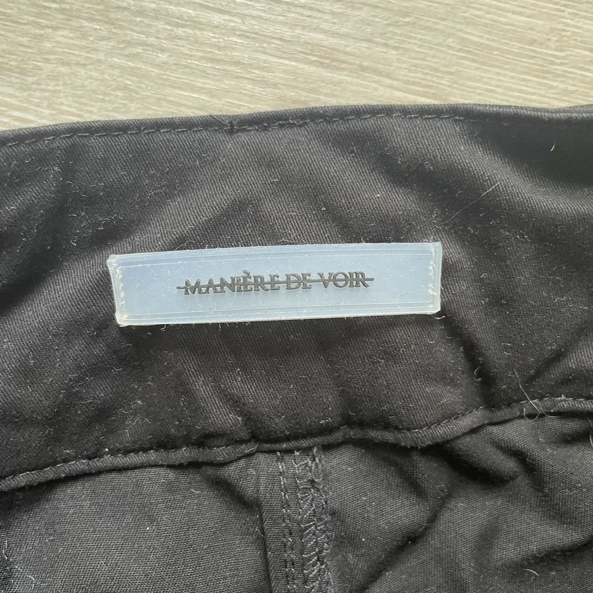 Maniere De Vior × Vintage Maniere De Voir Bondage Cargo Opium Y2K pants Size US 30 / EU 46 - 8 Thumbnail