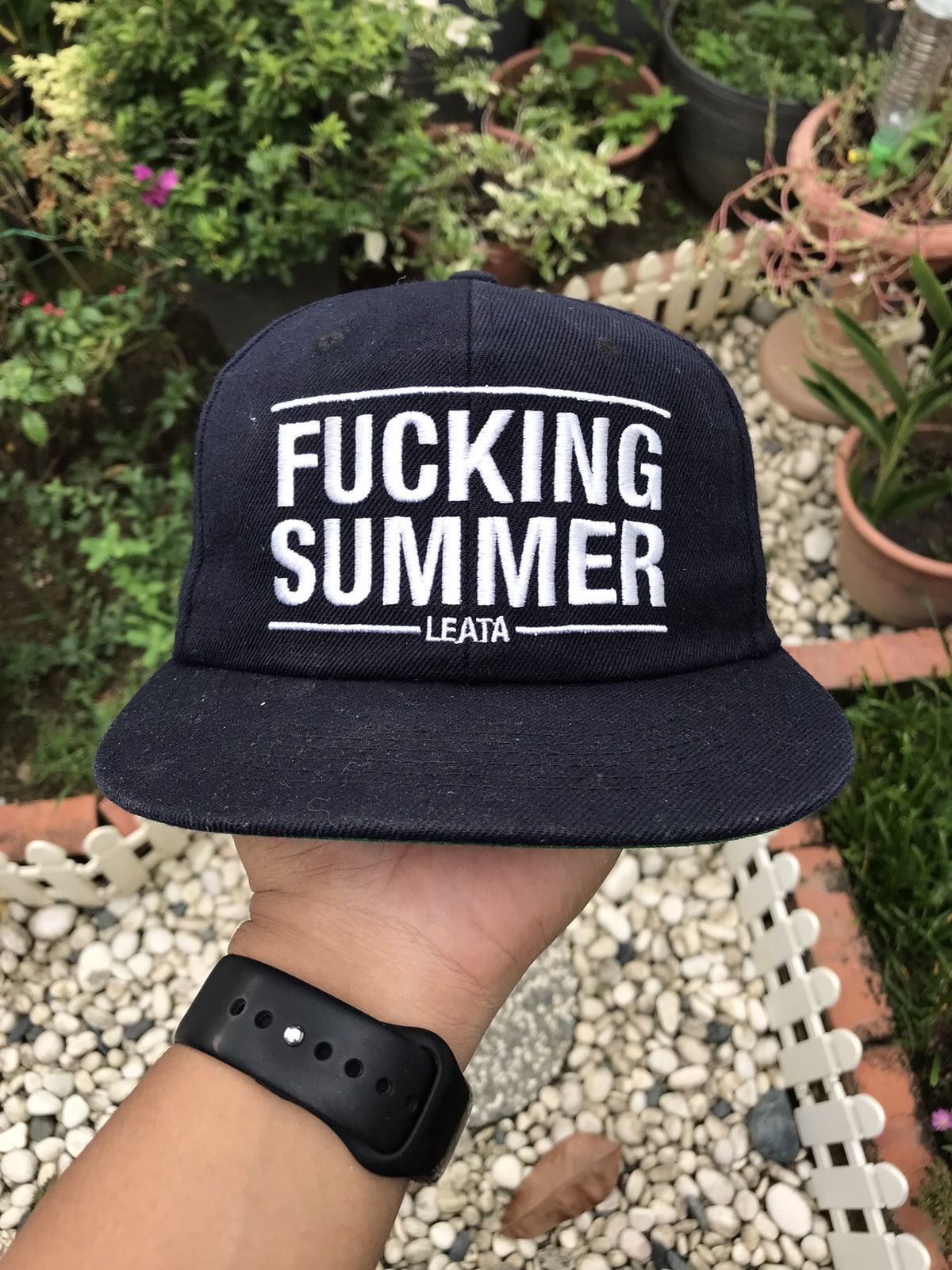 Japanese Brand ACCEPT OFFER 💥 VINTAGE FUCKING SUMMER CAP HAT BY LEATA Size ONE SIZE - 1 Thumbnail