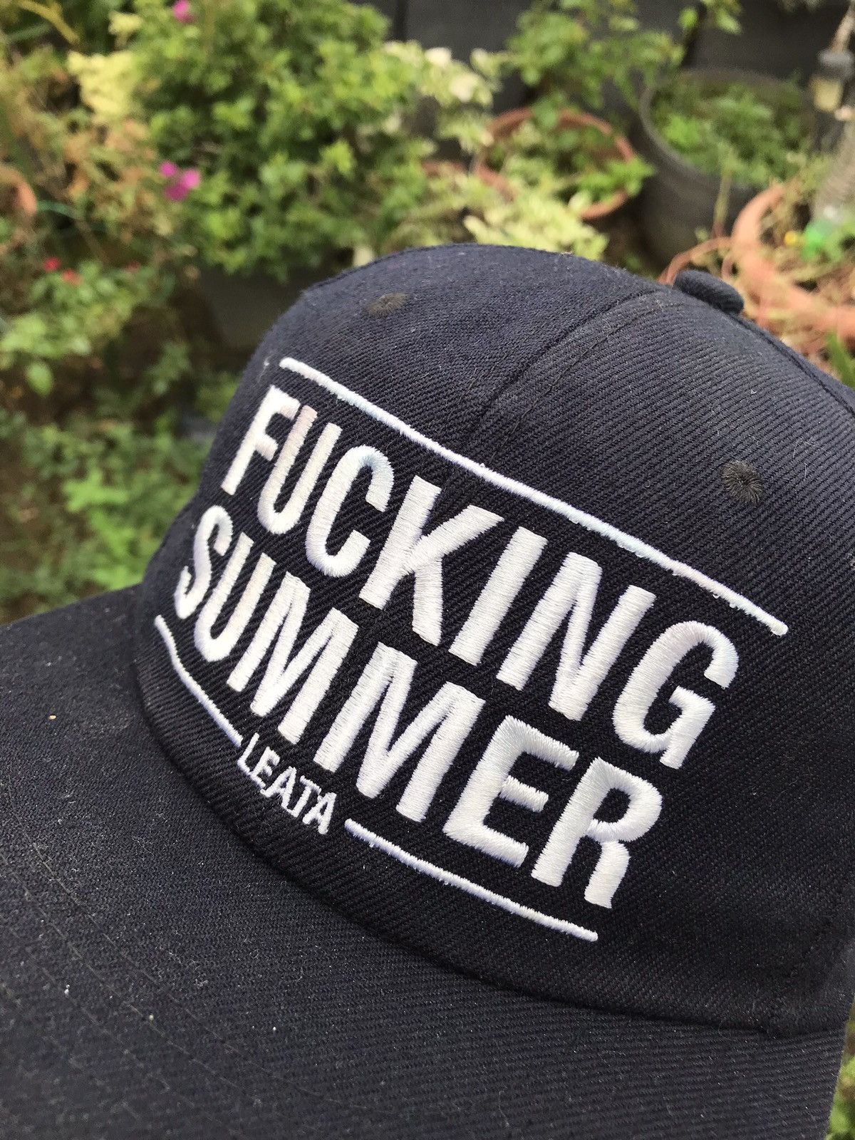 Japanese Brand ACCEPT OFFER 💥 VINTAGE FUCKING SUMMER CAP HAT BY LEATA Size ONE SIZE - 3 Thumbnail