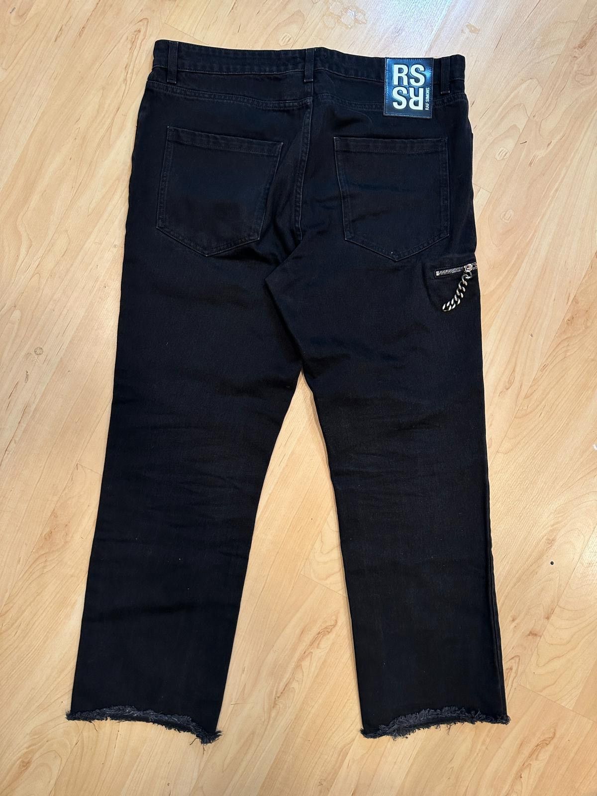 Raf Simons Raf Simons AW20 Denim with Zip & Chain Detail Size US 35 - 2 Thumbnail