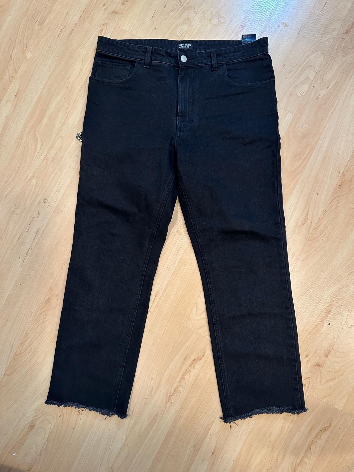 Raf Simons Raf Simons AW20 Denim with Zip & Chain Detail Size US 35 - 4 Thumbnail
