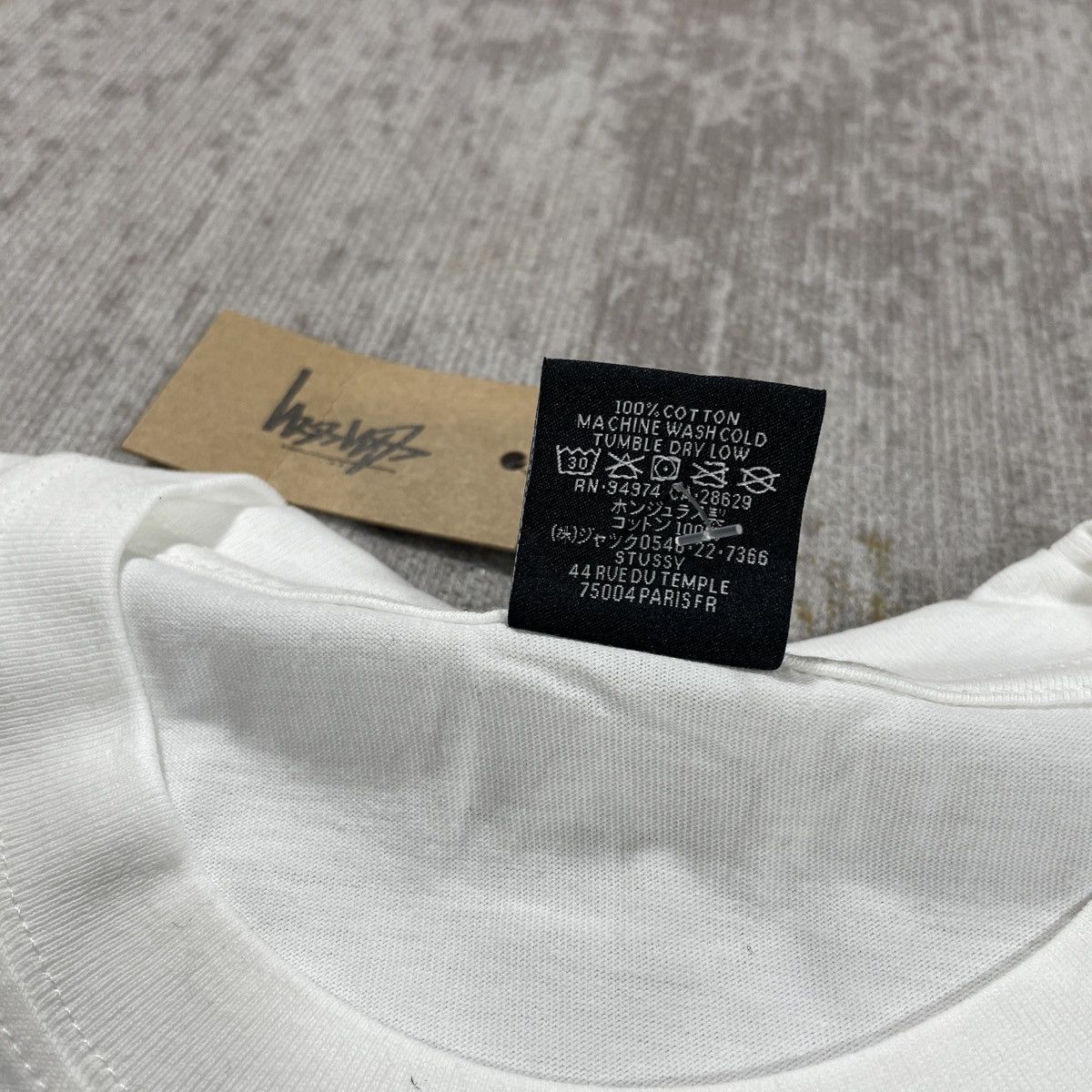 Stussy STUSSY SUMMER LB 23 TEE WHITE // LARGE Size US L / EU 52-54 / 3 - 5 Thumbnail