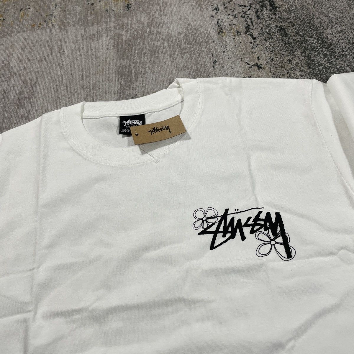 Stussy STUSSY SUMMER LB 23 TEE WHITE // LARGE Size US L / EU 52-54 / 3 - 3 Thumbnail