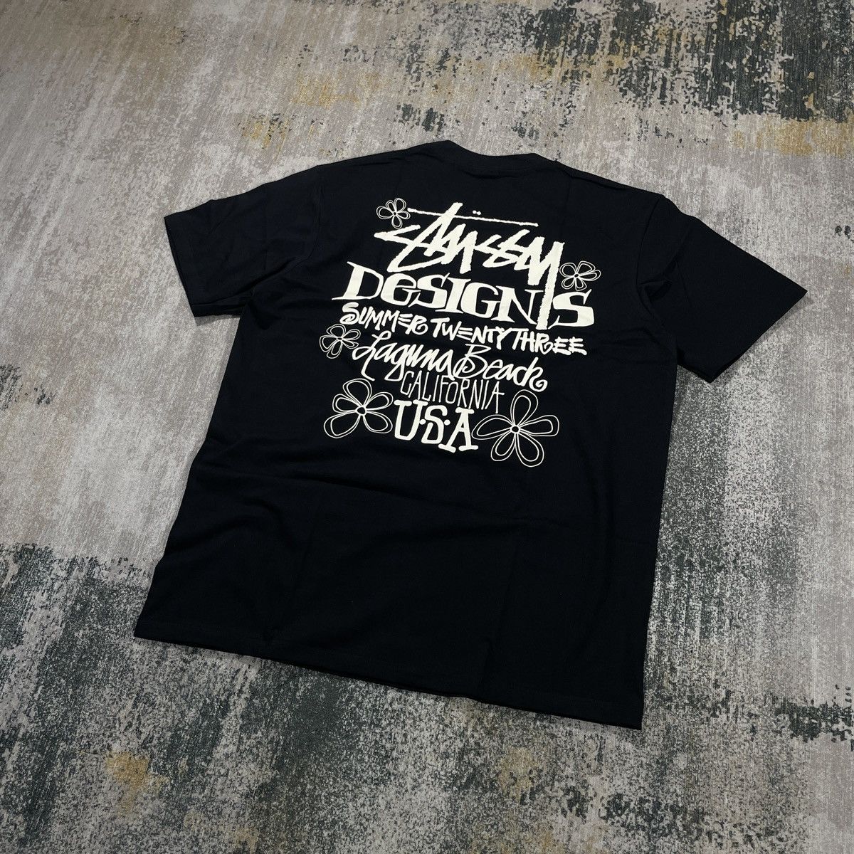 image of Stussy " Summer Lb " Tee // L in Black, Men's (Size Large)