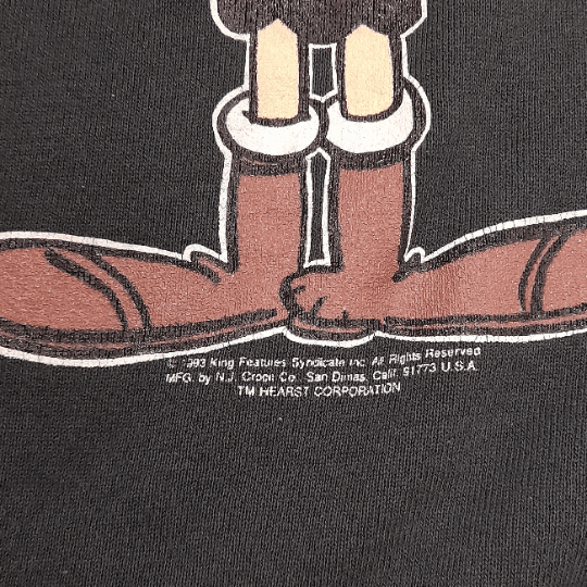 Other Vintage 90s Trashed OLIVE OLY Popeye Mirror Print Pullover Size US M / EU 48-50 / 2 - 5 Thumbnail
