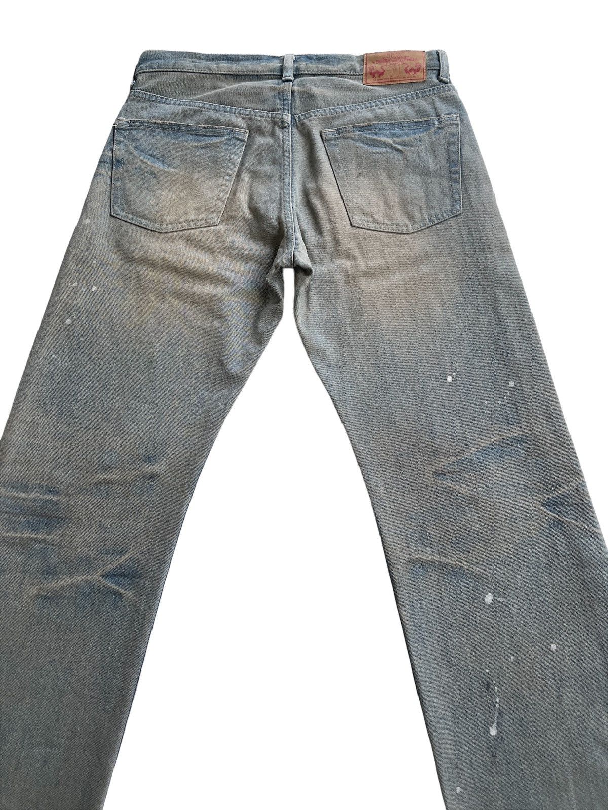Japanese Brand Takeo Kikuchi Straight Dirty Mudd Denim Pants Size US 31 - 7 Thumbnail