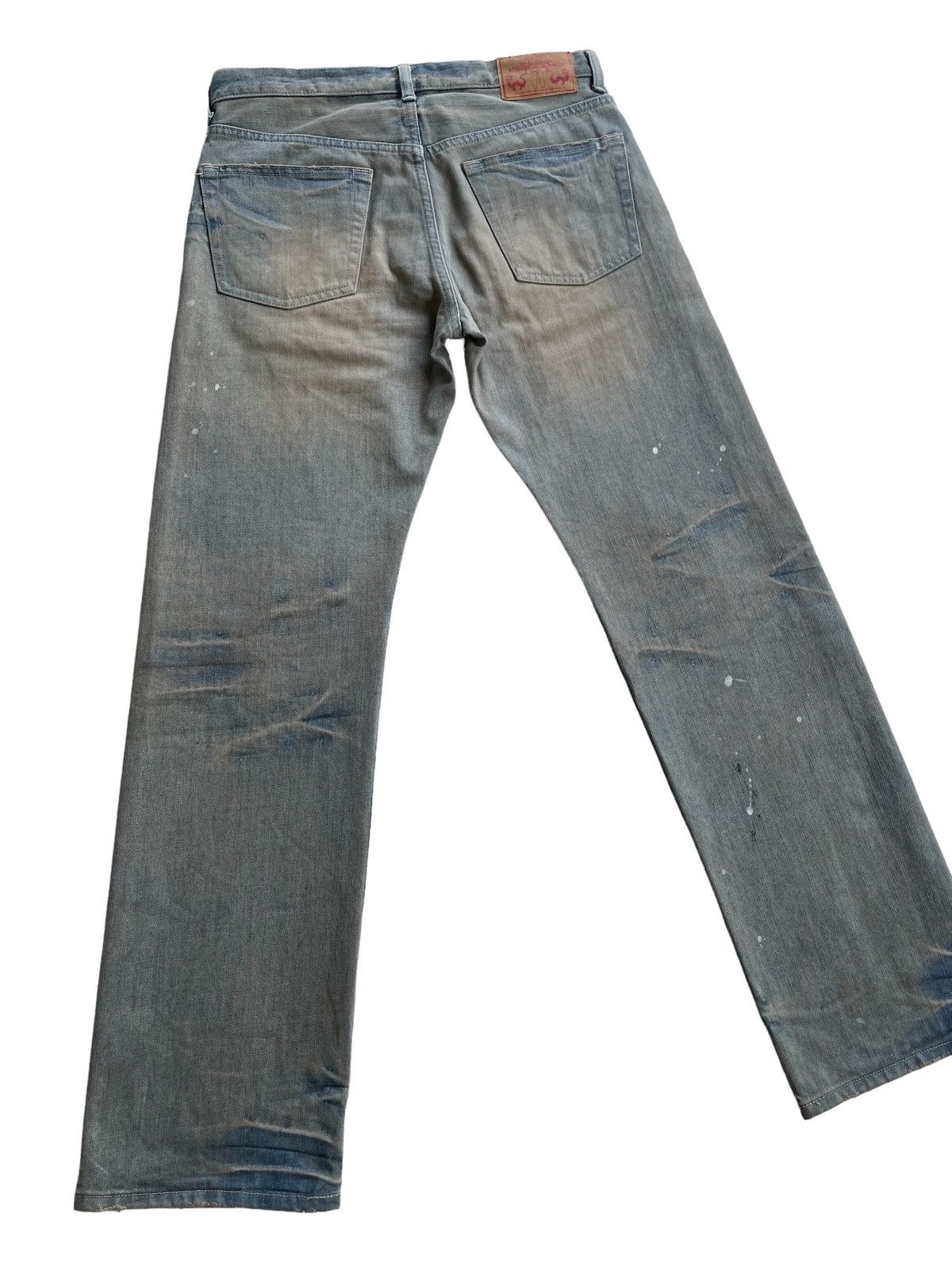 Japanese Brand Takeo Kikuchi Straight Dirty Mudd Denim Pants Size US 31 - 15 Thumbnail