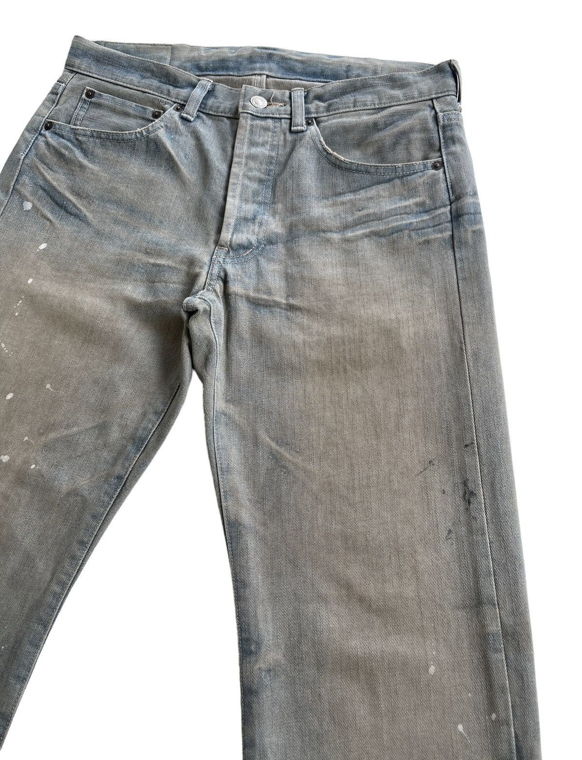 Japanese Brand Takeo Kikuchi Straight Dirty Mudd Denim Pants Size US 31 - 5 Thumbnail