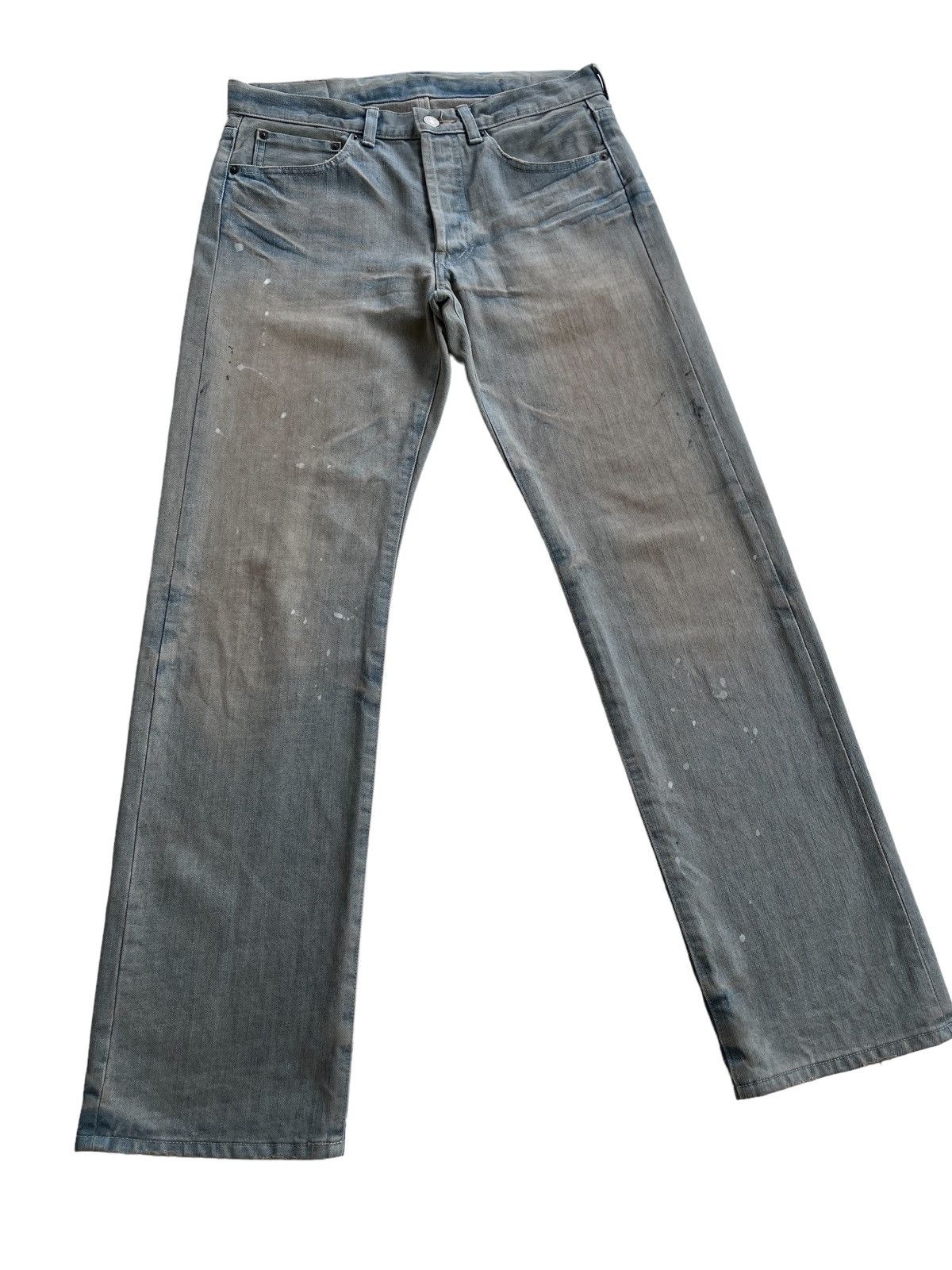 Japanese Brand Takeo Kikuchi Straight Dirty Mudd Denim Pants Size US 31 - 12 Thumbnail