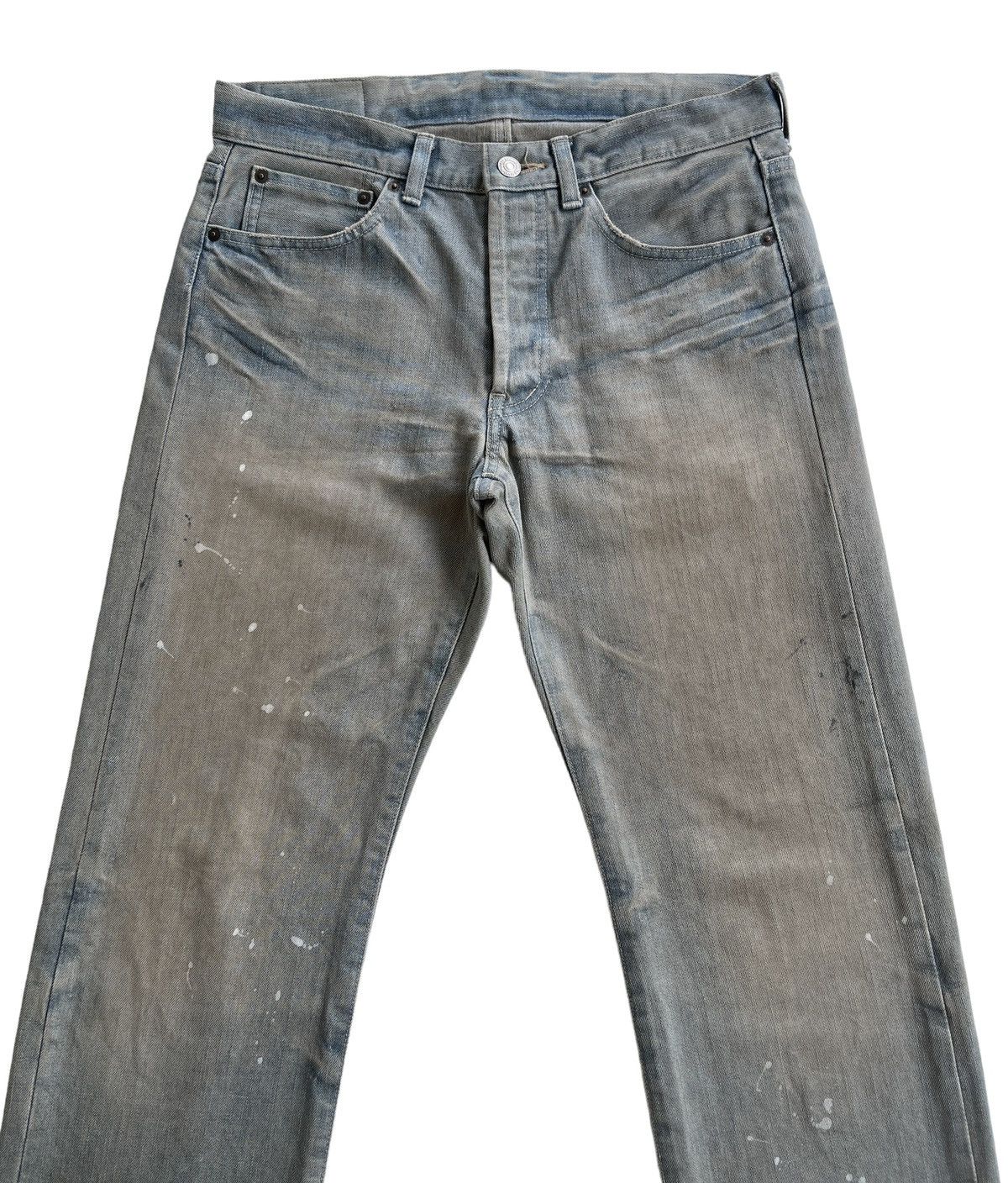Japanese Brand Takeo Kikuchi Straight Dirty Mudd Denim Pants Size US 31 - 3 Thumbnail
