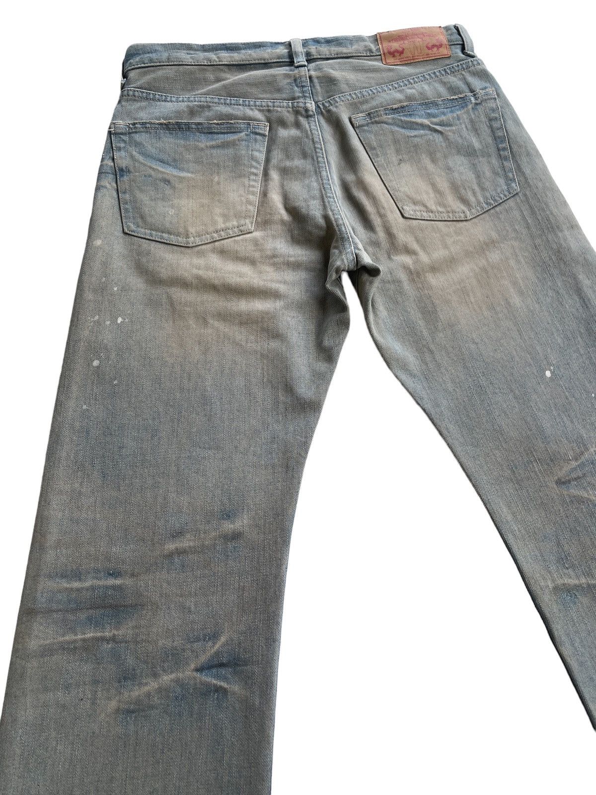 Japanese Brand Takeo Kikuchi Straight Dirty Mudd Denim Pants Size US 31 - 8 Thumbnail
