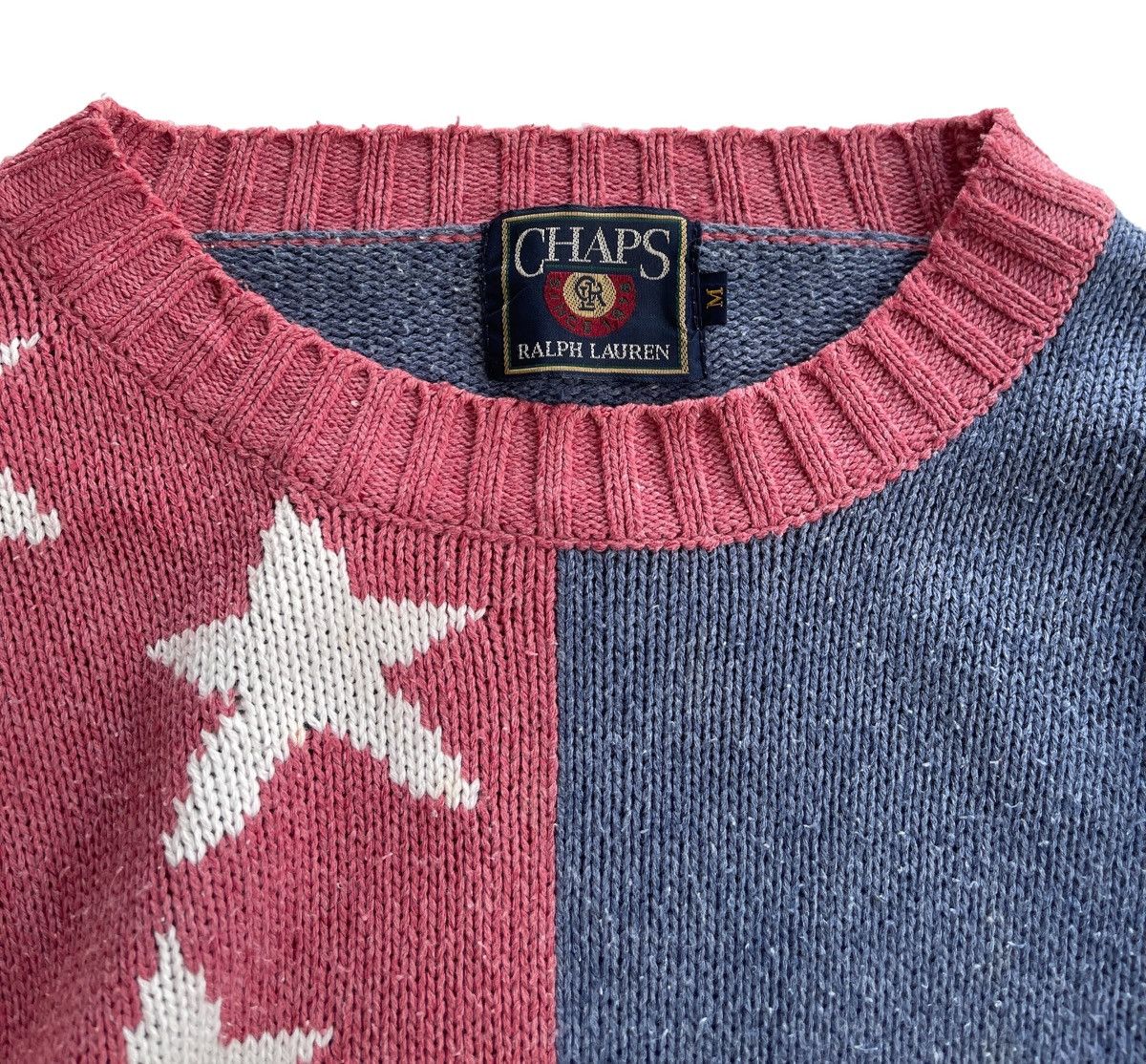 Chaps Ralph Lauren Vintage 90s Chaps RL Cable Knit Sweater Size US M / EU 48-50 / 2 - 4 Thumbnail