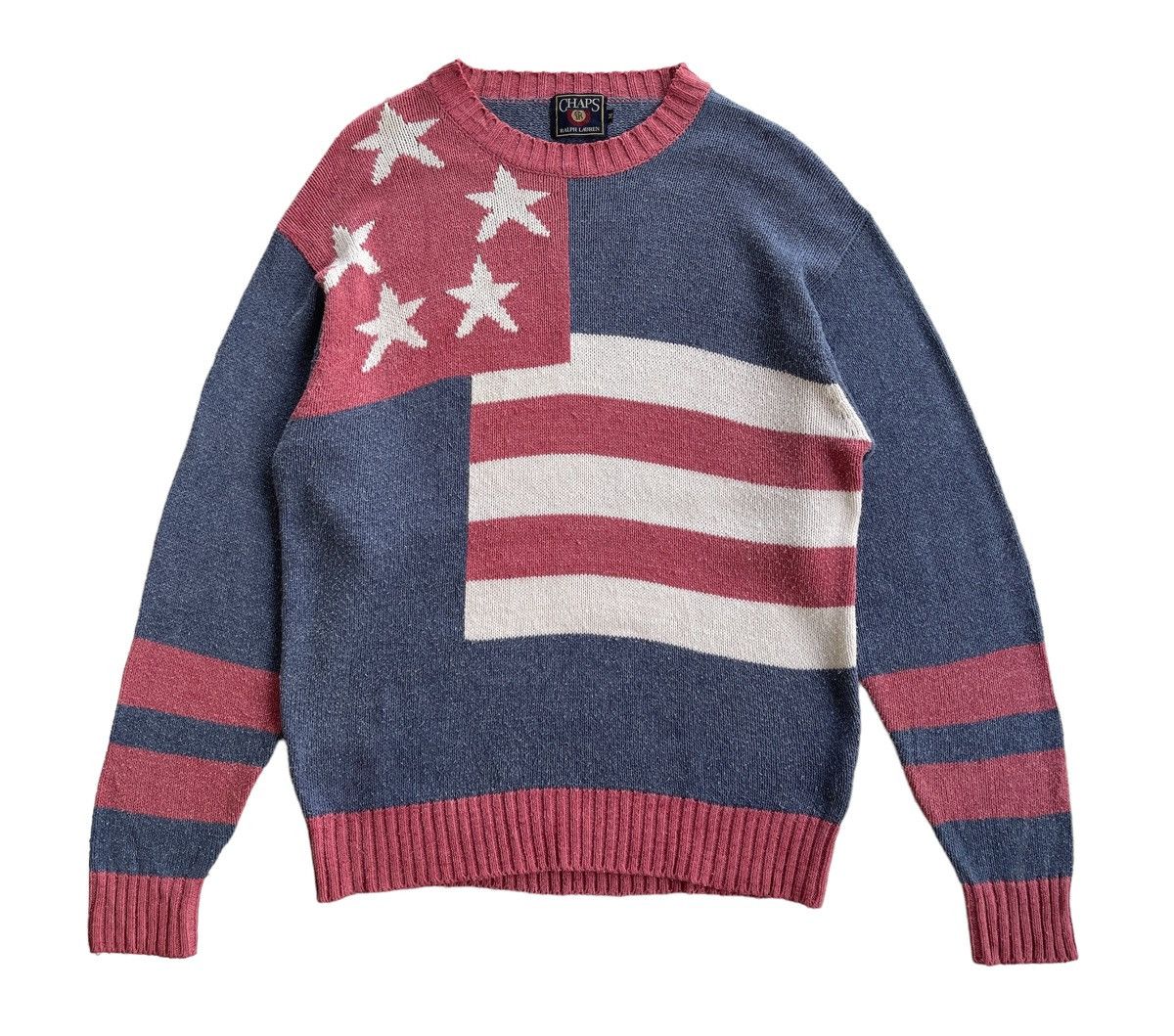 Chaps Ralph Lauren Vintage 90s Chaps RL Cable Knit Sweater Size US M / EU 48-50 / 2 - 2 Thumbnail