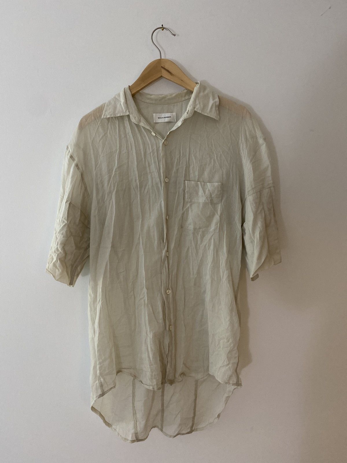Wales Bonner “Blue Duets” Button-Up